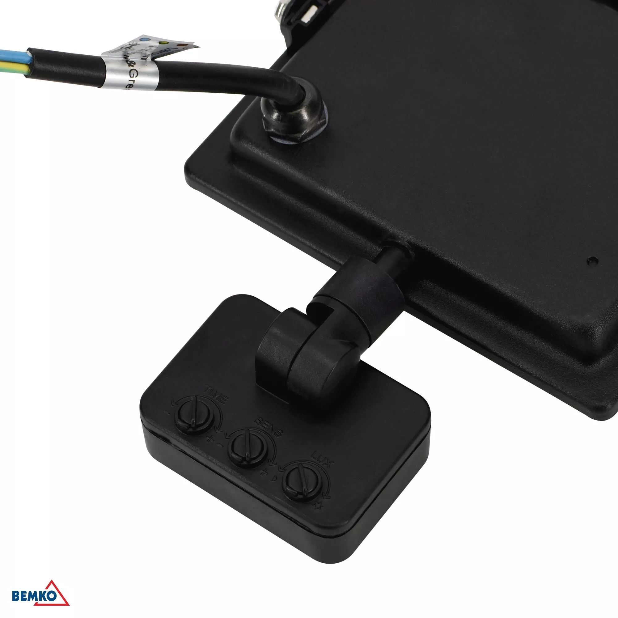 Naświetlacz LED Kastel 30W 4000K 2400LM IP65 Czarny z czujnikiem PIR S-C64-S-LFK-030BL-4K