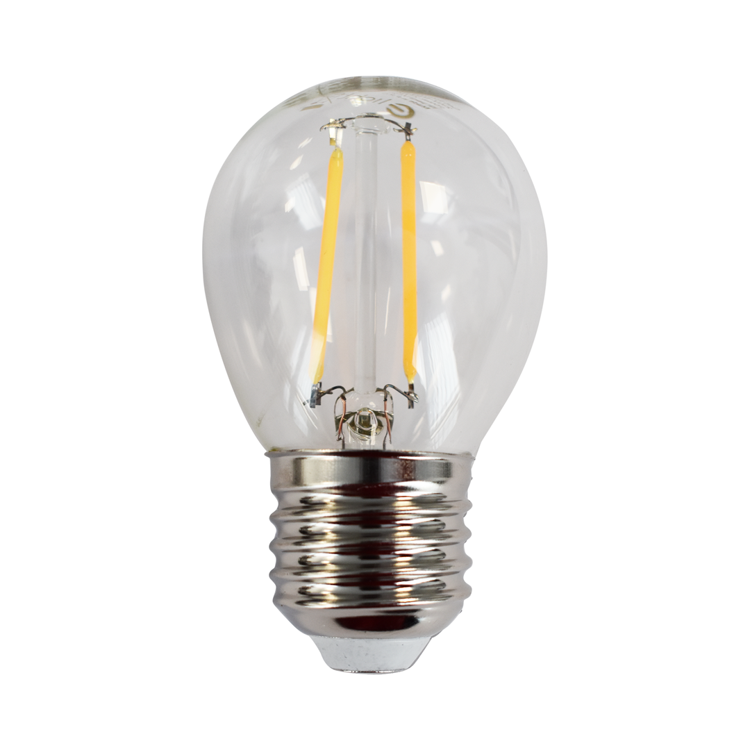 ŻARÓWKA FILAMENTOWA LED 2W E27 G45 2700K