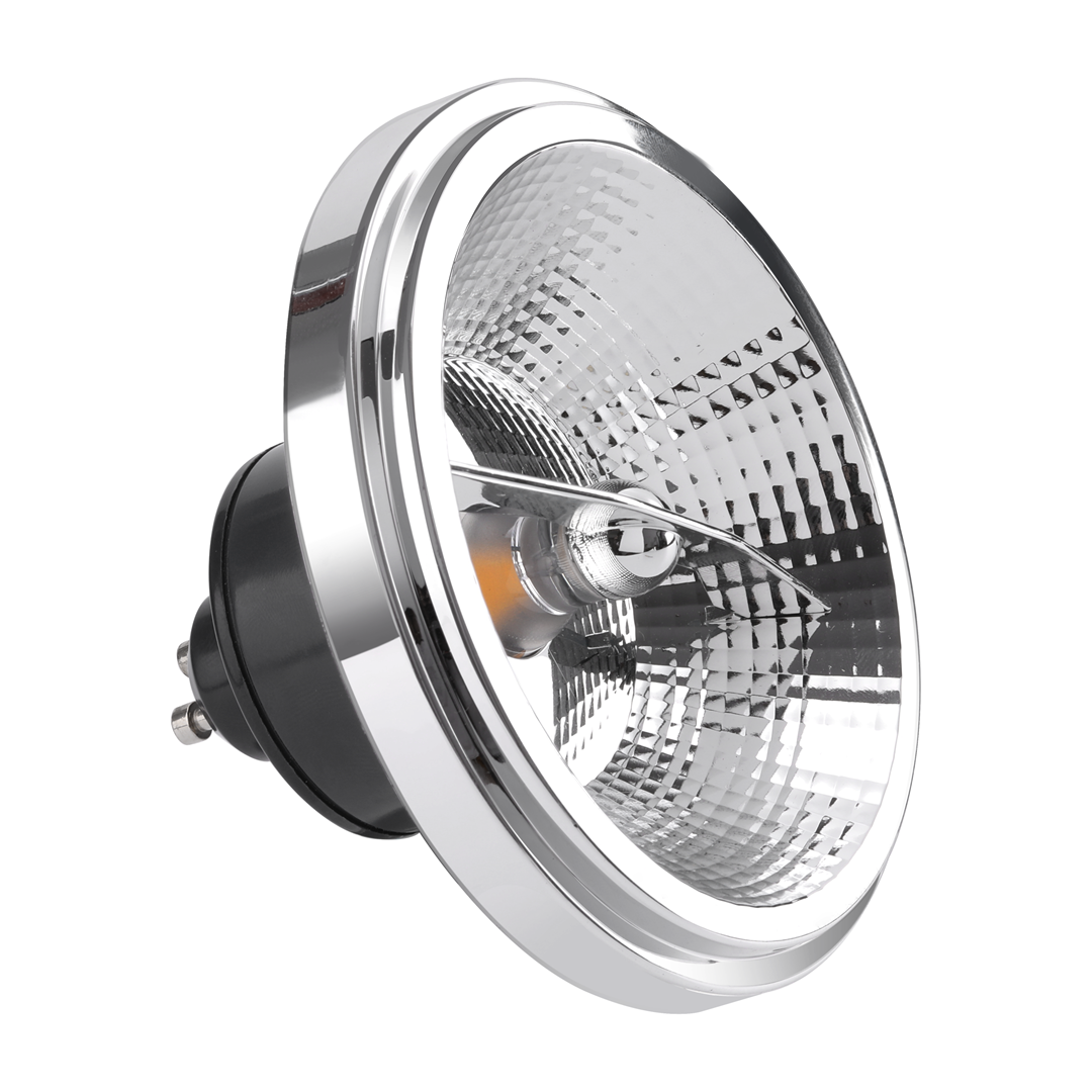 ŻARÓWKA AR111 - 10,5W GU10 3000K/ CZARNY Z ODBŁYŚNIKIEM