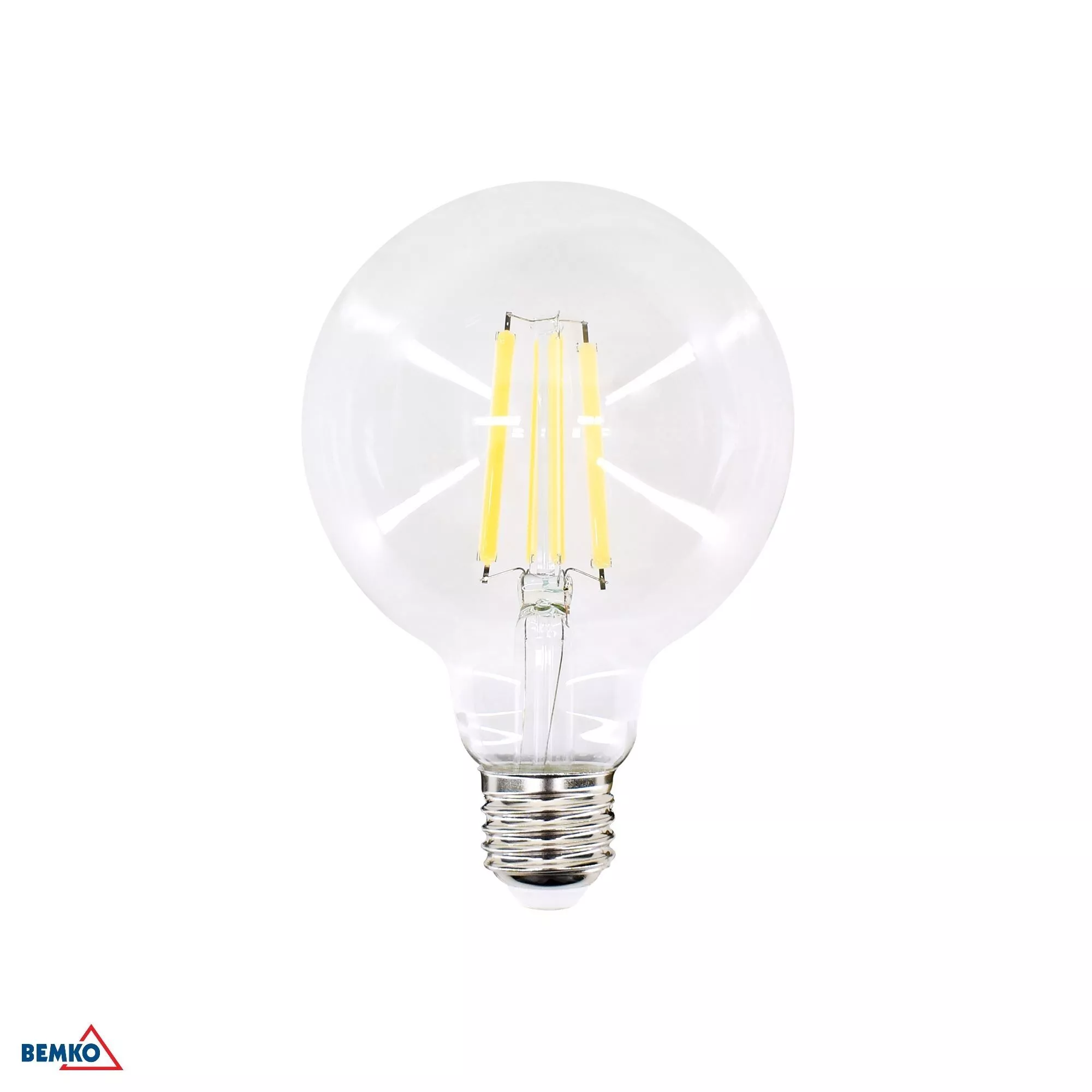 Żarówka LED Filament E27 G95 11W 4000K D86-FLB-E27-G95-110-4K Bemko