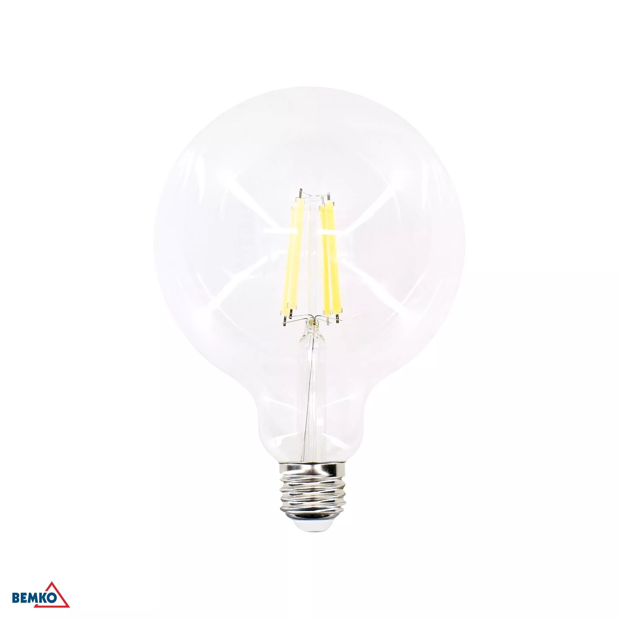 Żarówka LED Filament G125 E27 2700K D86-FLB-E27-G125-110-2K Bemko