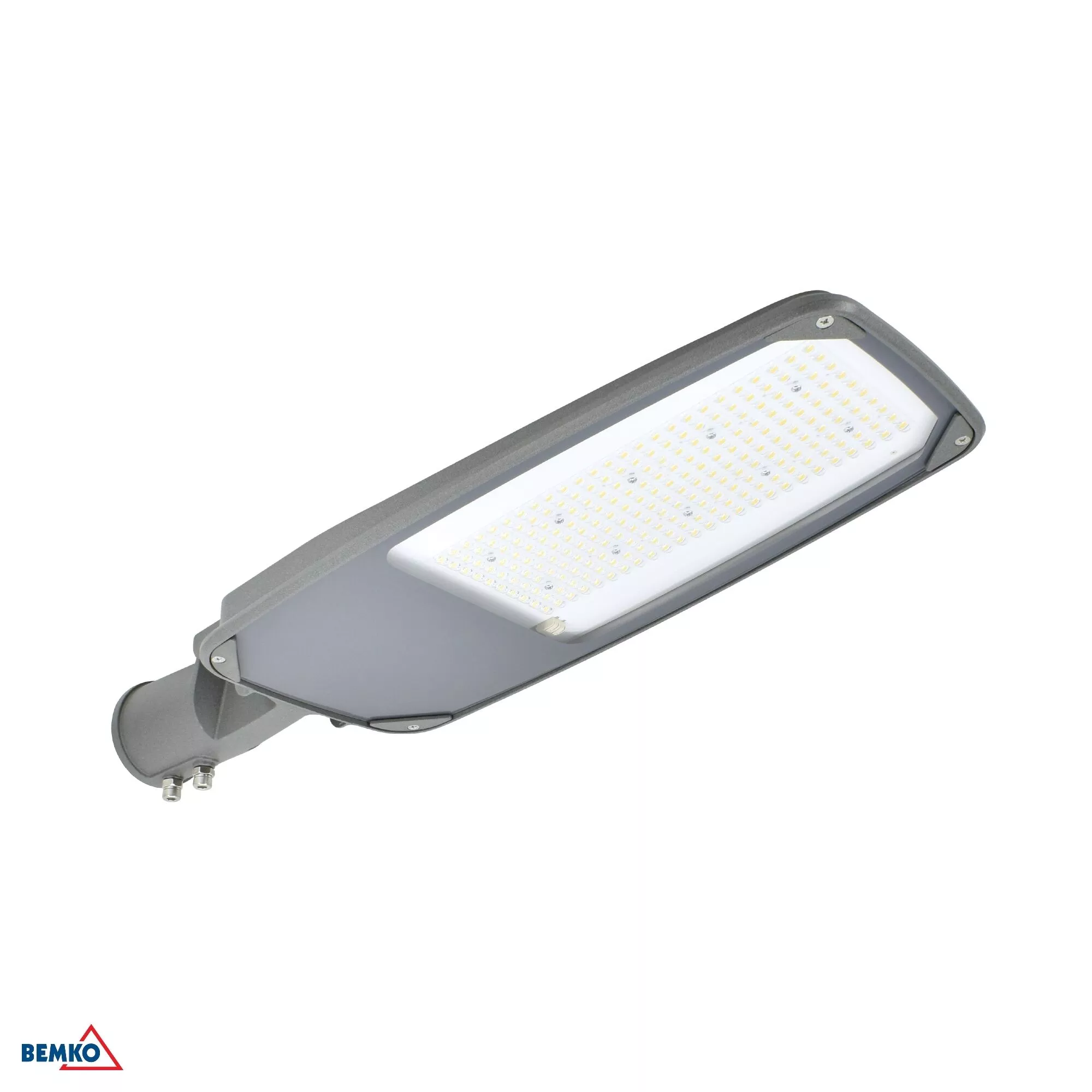 Oprawa uliczna LED Jager 100W 4000K 17000lm IP66 Szara C82-JAG2-100DG-4K Bemko