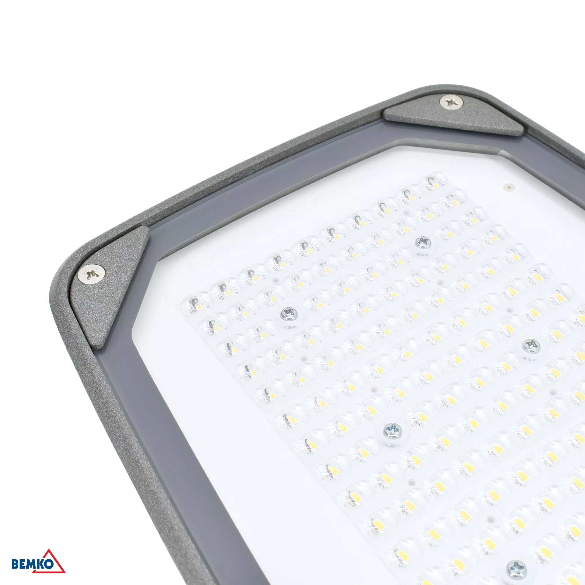 Oprawa uliczna LED Jager 100W 4000K 17000lm IP66 Szara C82-JAG2-100DG-4K Bemko