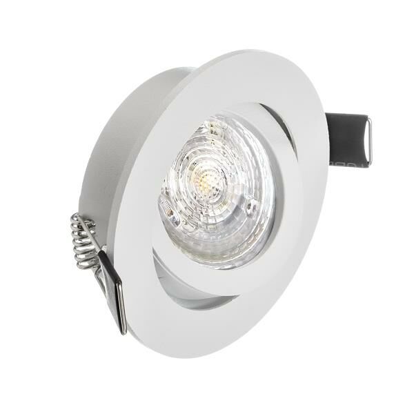 OCZKO SUFITOWE OKRĄGŁE RUCHOME IP20 WHITE