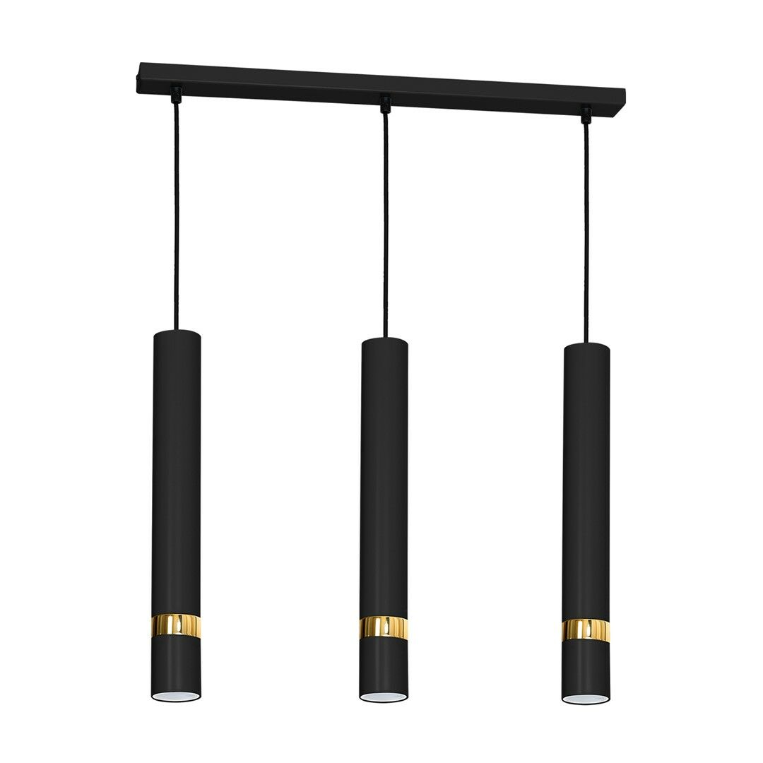 LAMPA WISZĄCA JOKER BLACK/GOLD 3XGU10