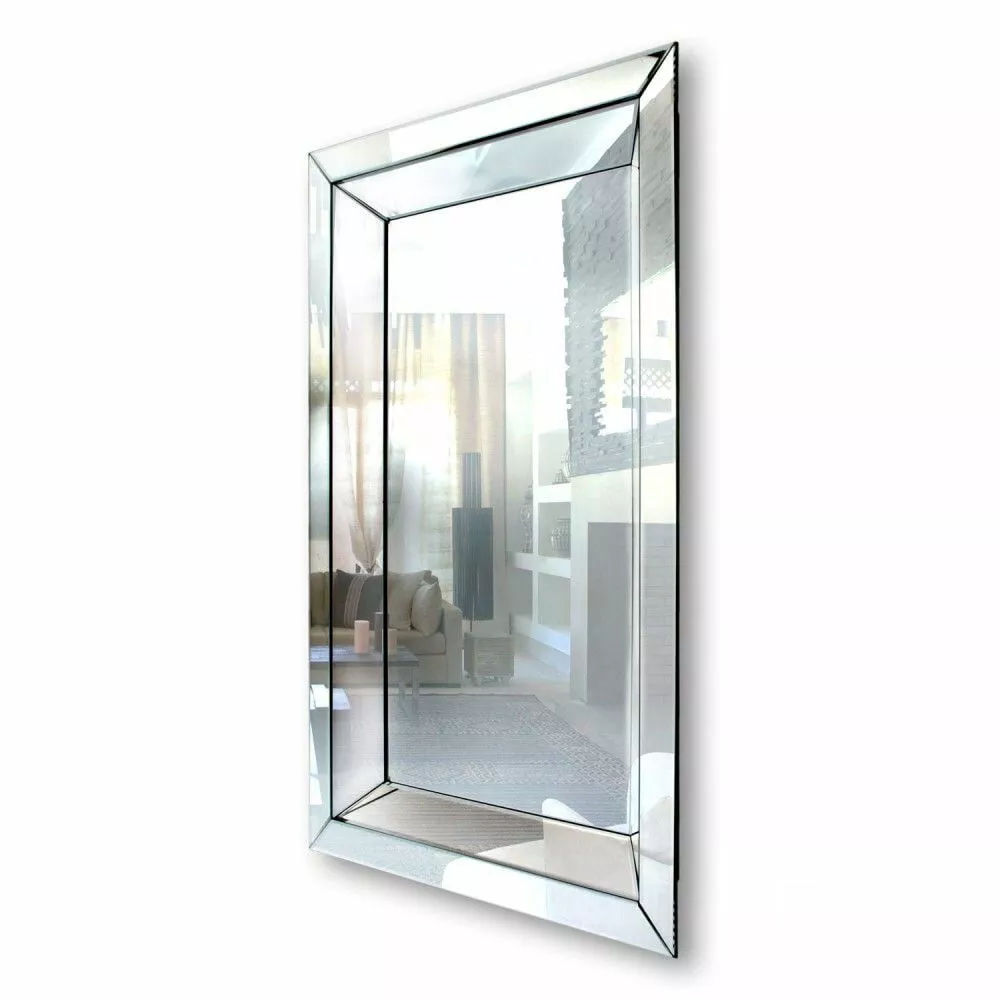 Lustro Klasyczne TETYDA 90x180 cm – Prostokątne, Fazowana Rama AH-TMZ020-3