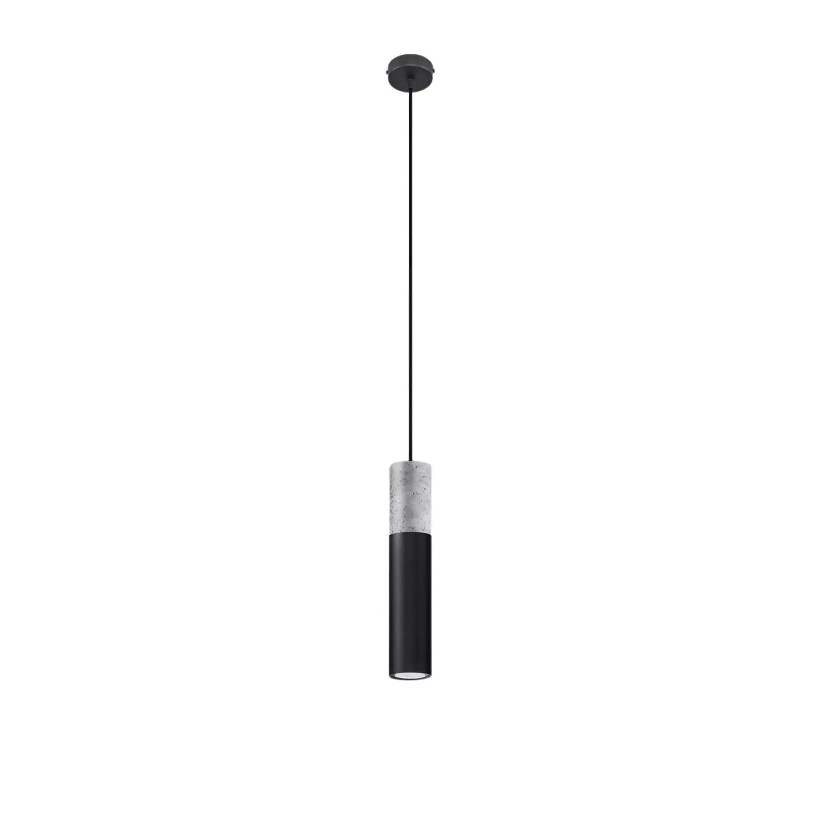 LAMPA WISZĄCA BORGIO 1 CZARNY