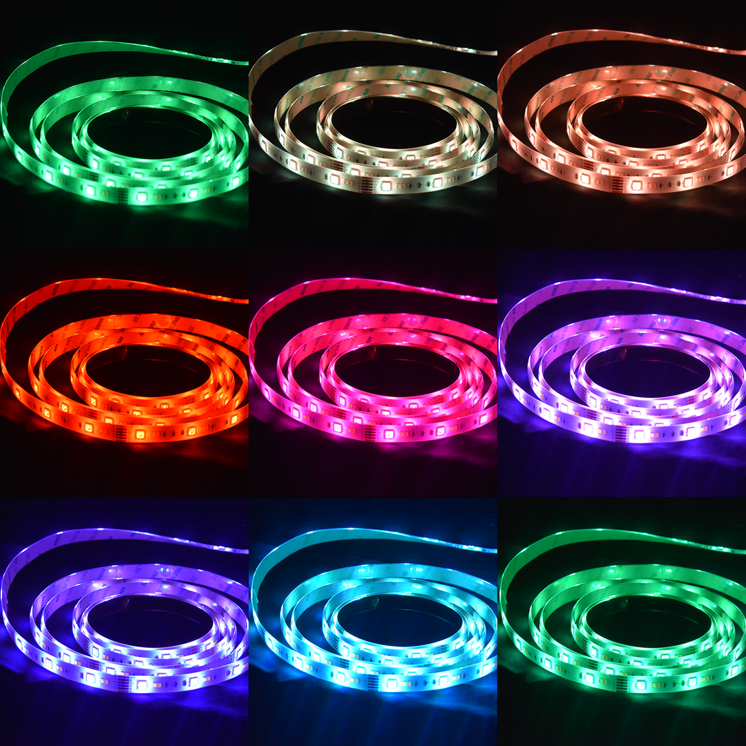 ZESTAW LED RGB WI-FI 3M SMART TUYA IP65 + CCT + DIM 12V