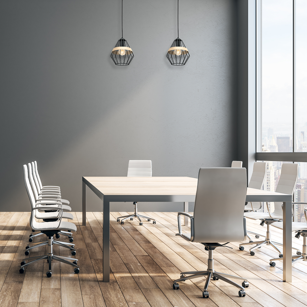 LAMPA WISZĄCA CLIFF BLACK 1XE27