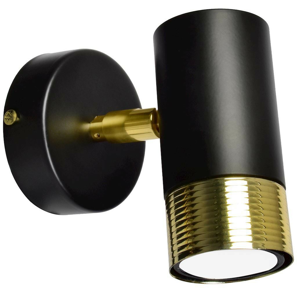 KINKIET DANI BLACK/GOLD 1XGU10