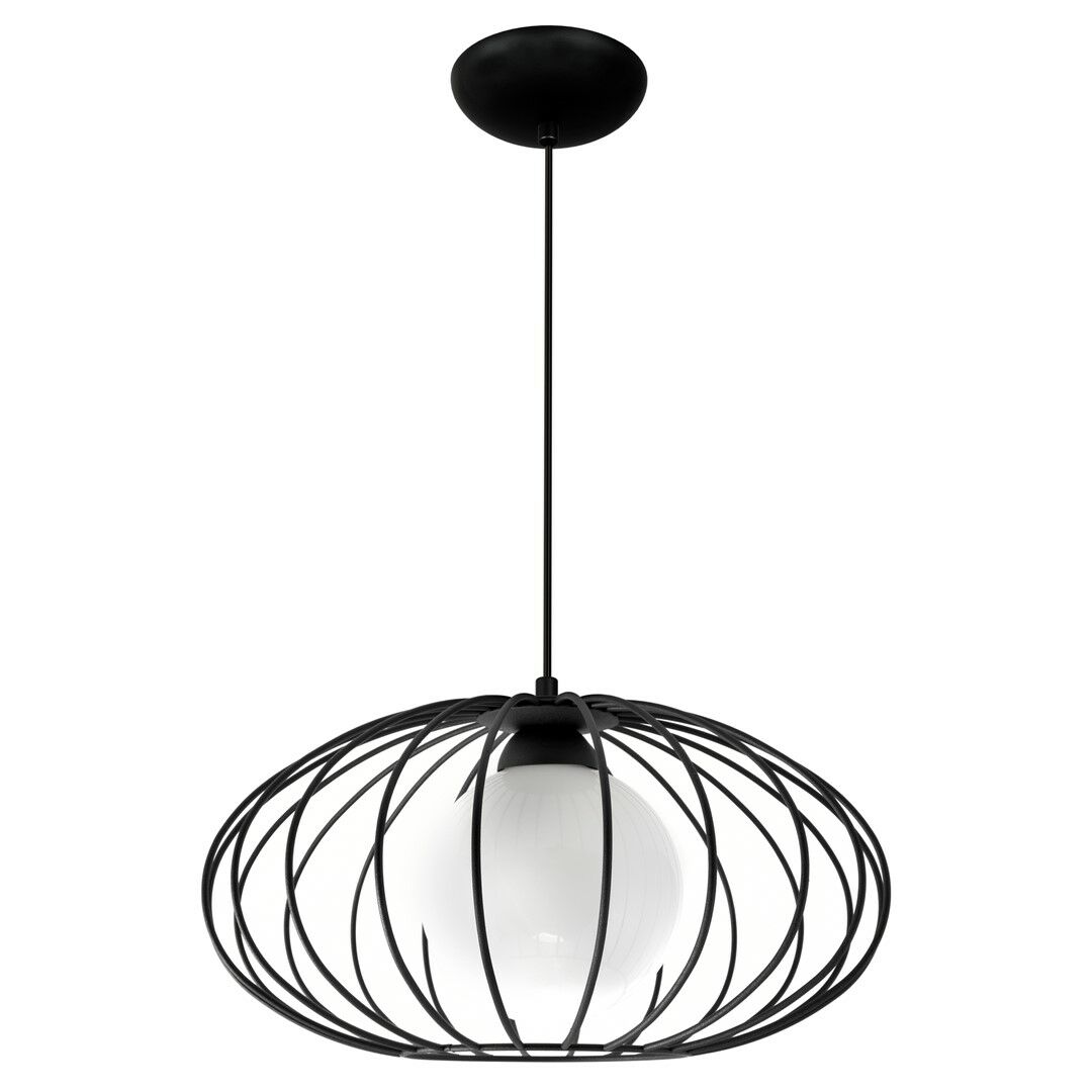 LAMPA WISZĄCA KRONOS BLACK 1XE14