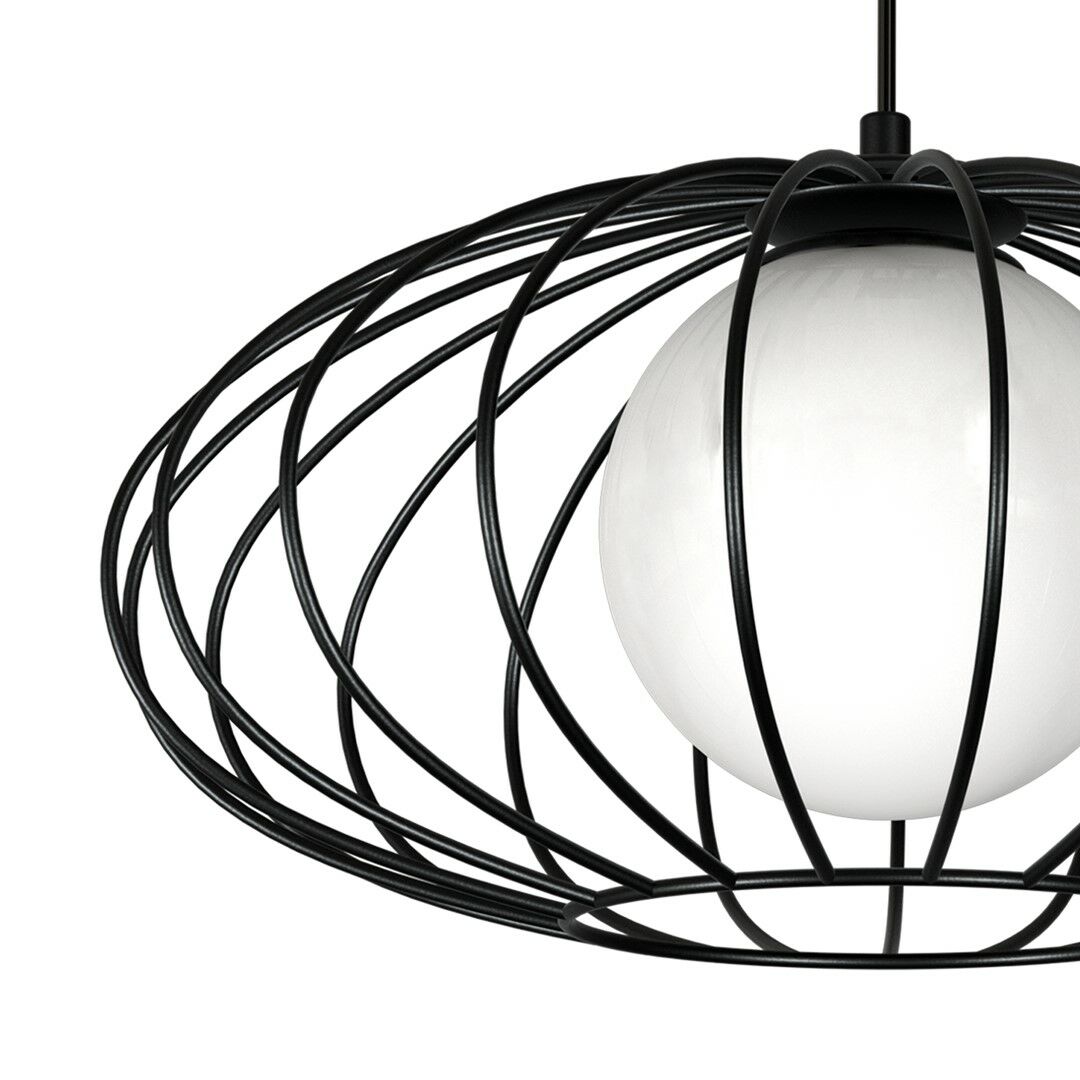 LAMPA WISZĄCA KRONOS BLACK 1XE14