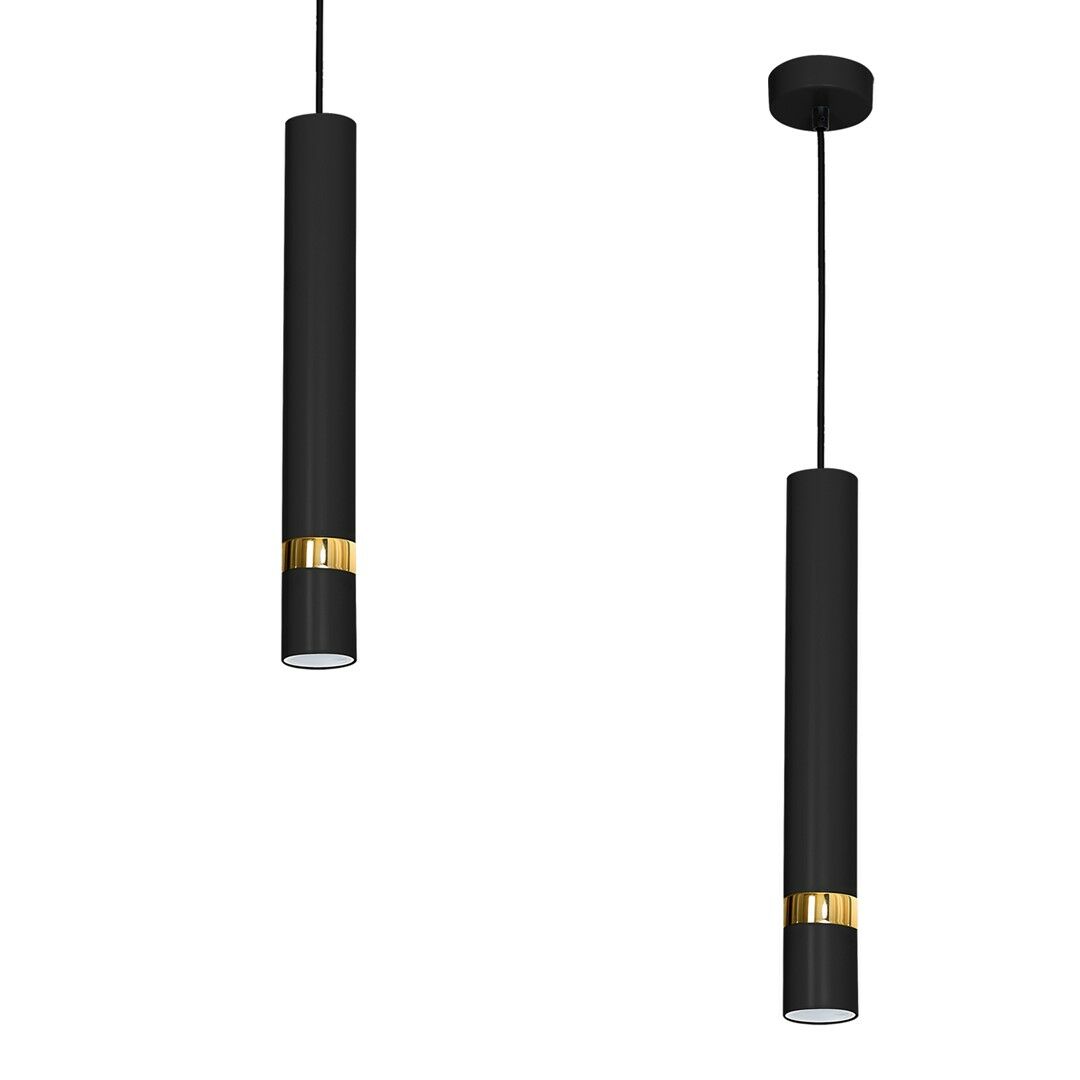 LAMPA WISZĄCA JOKER BLACK/GOLD 1XGU10