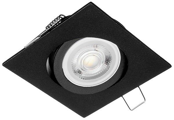 OCZKO SUFITOWE KWADRATOWE RUCHOME IP20 BLACK
