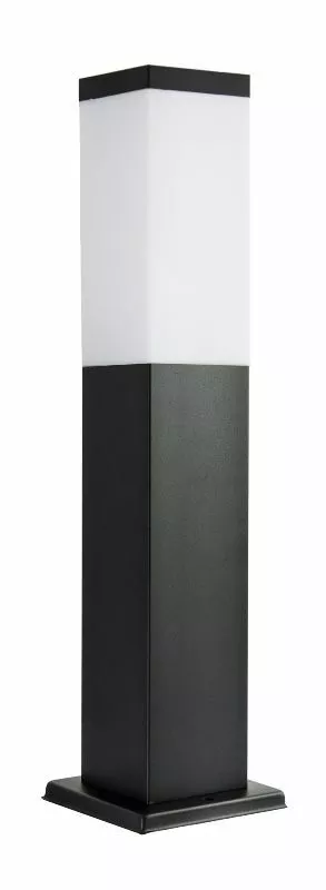 LAMPA STOJĄCA CZARNA 45 CM INOX KWADRATOWA BLACK SS802-450 BL