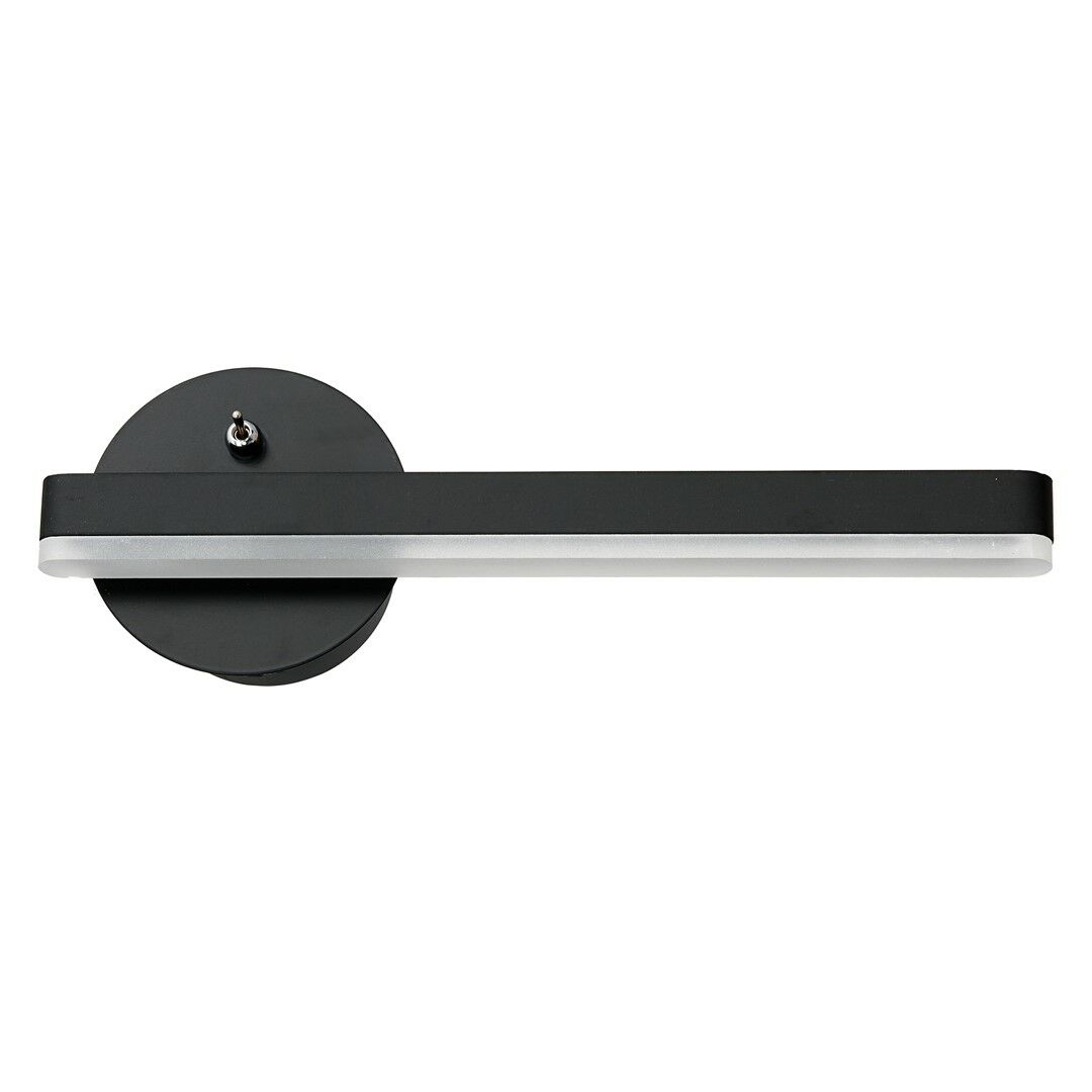 KINKIET SYDNEY 6W LED BLACK PRAWY
