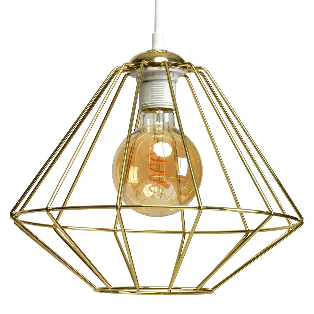 LAMPA WISZĄCA LUPO WHITE/GOLD 1XE27