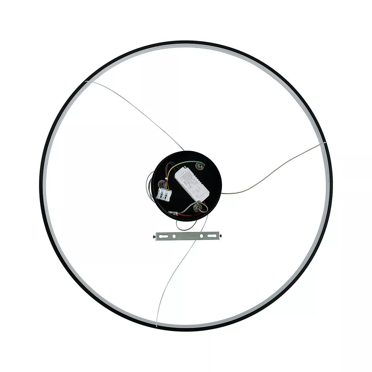 LAMPA WISZĄCA RING ŚREDNI 3000K 1XLED CZARNY LP-909/1P M BK