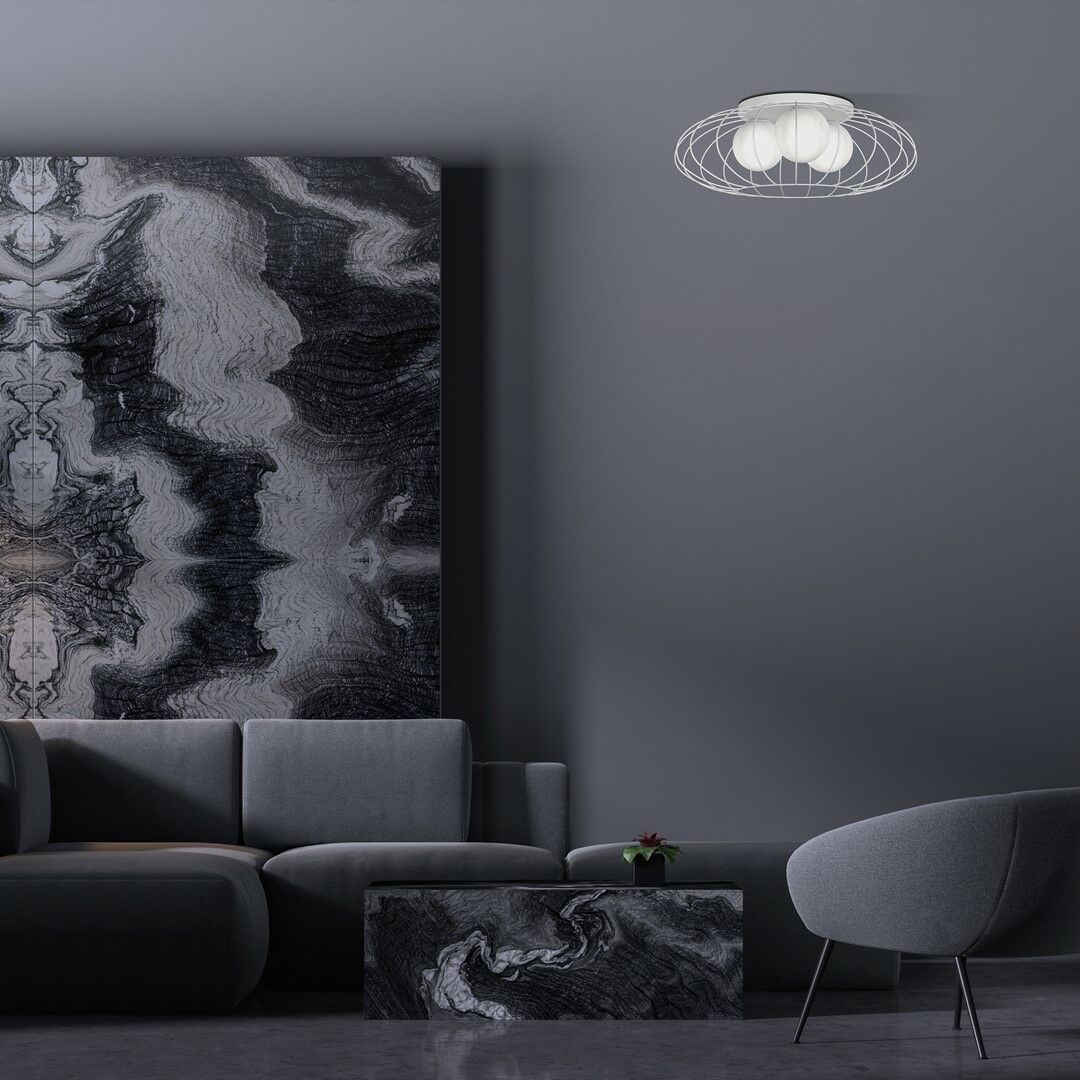 LAMPA SUFITOWA KRONOS WHITE 3XE14