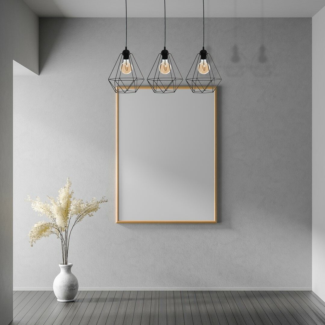 LAMPA WISZĄCA BASKET BLACK 3XE27