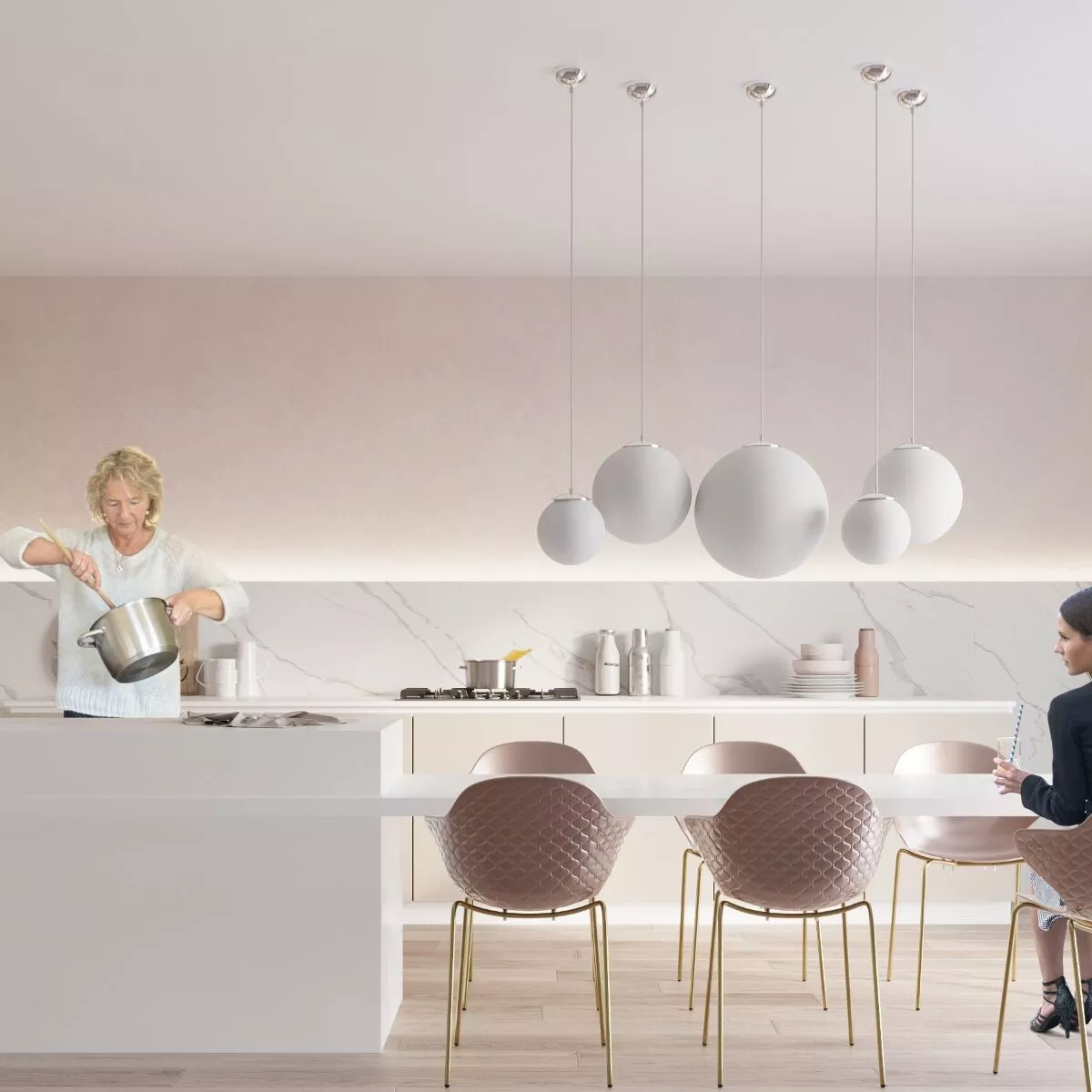 LAMPA WISZĄCA UGO 30 CHROM