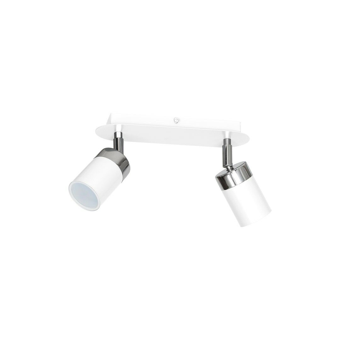 LAMPA SUFITOWA JOKER WHITE/CHROME 2XGU10