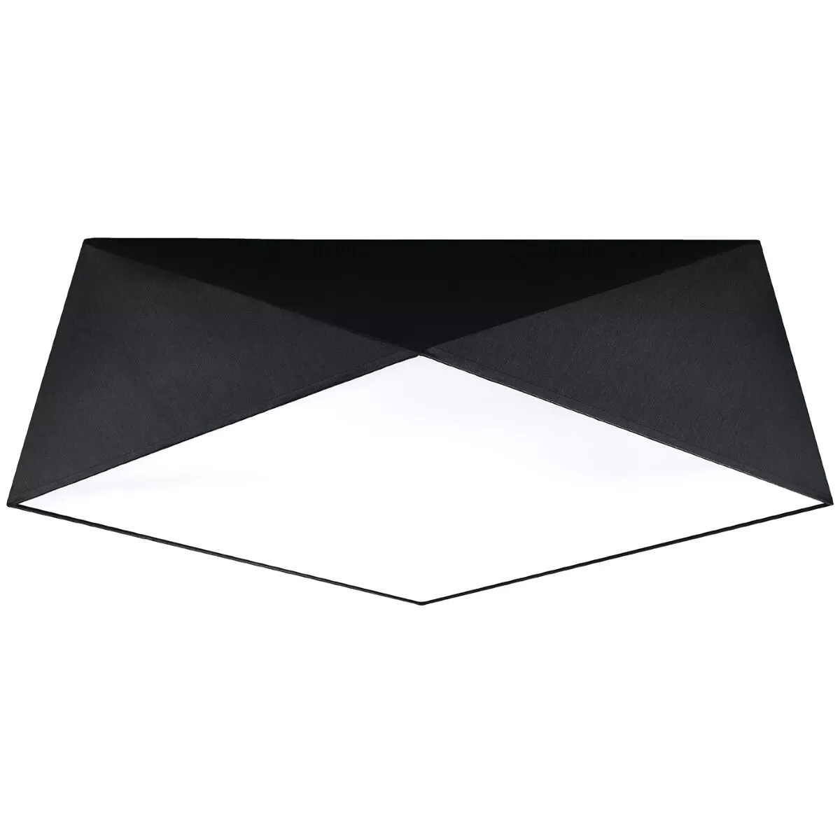 PLAFON HEXA 45 CZARNY