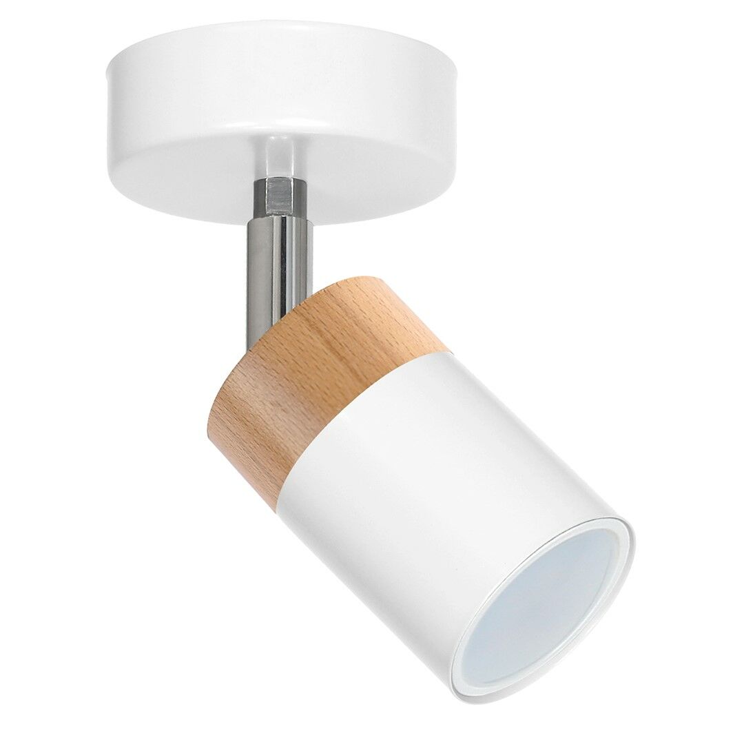 KINKIET JOKER WHITE/WOOD 1XGU10