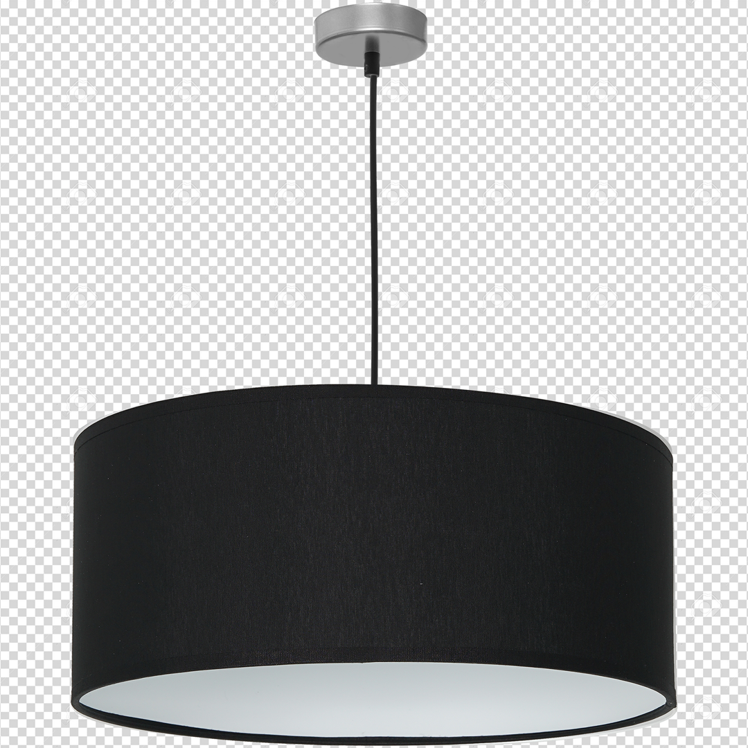 LAMPA WISZĄCA CASINO BLACK/CHROME 1XE27