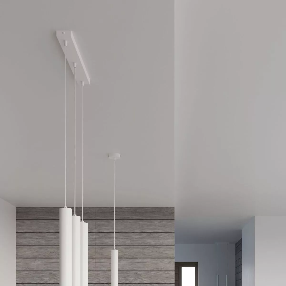 LAMPA WISZĄCA WEZYR 2 BIAŁA