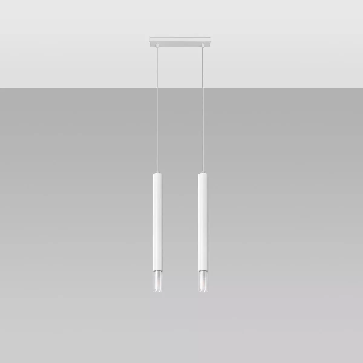 LAMPA WISZĄCA WEZYR 2 BIAŁA