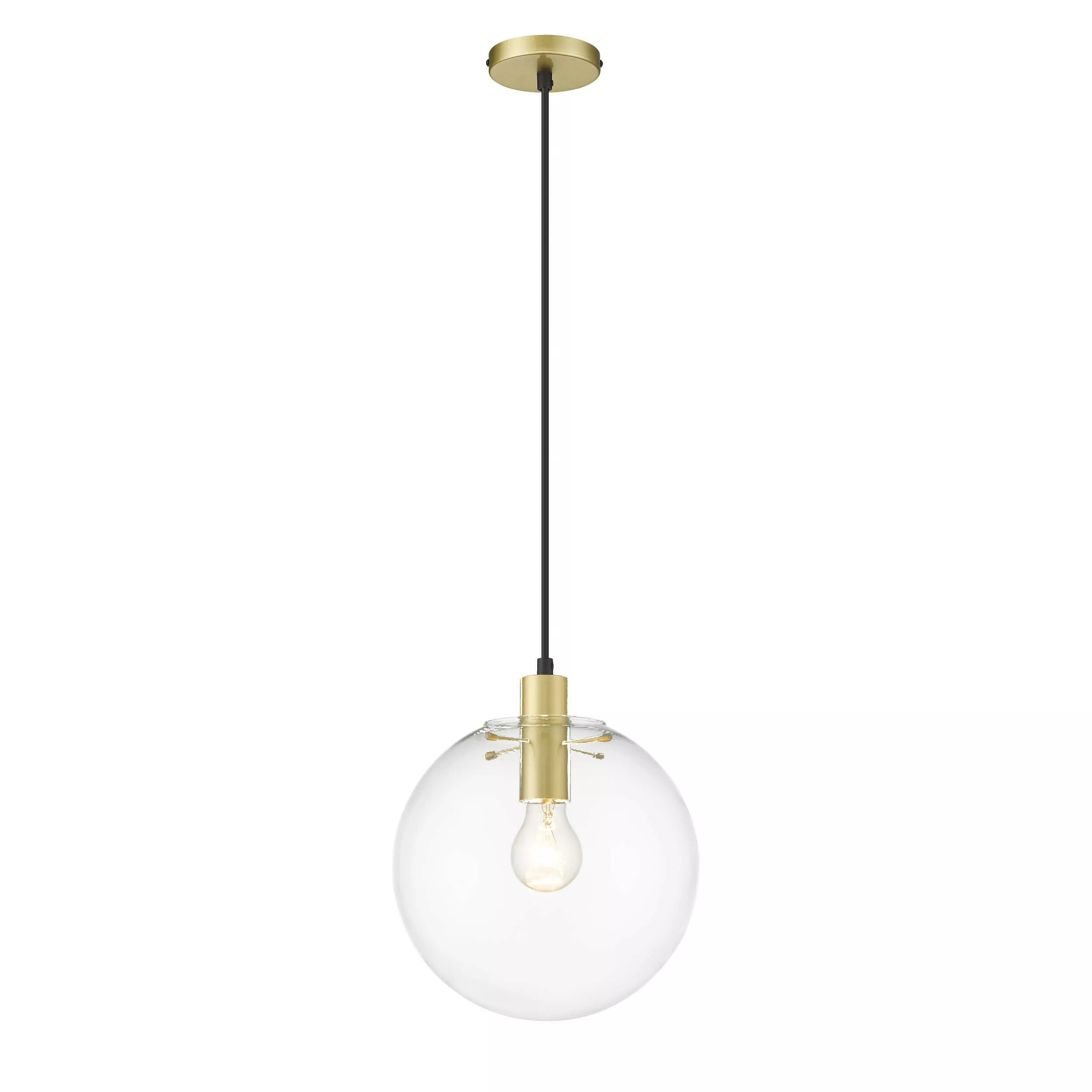 LAMPA WISZĄCA PUERTO ŚREDNIA 1XE27 ZŁOTA LP-004/1P M GD