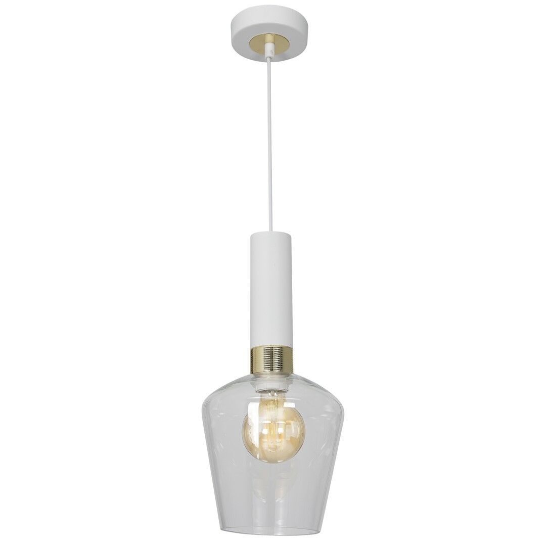 Lampa wisząca Roma Biała 1xE27 MLP6487
