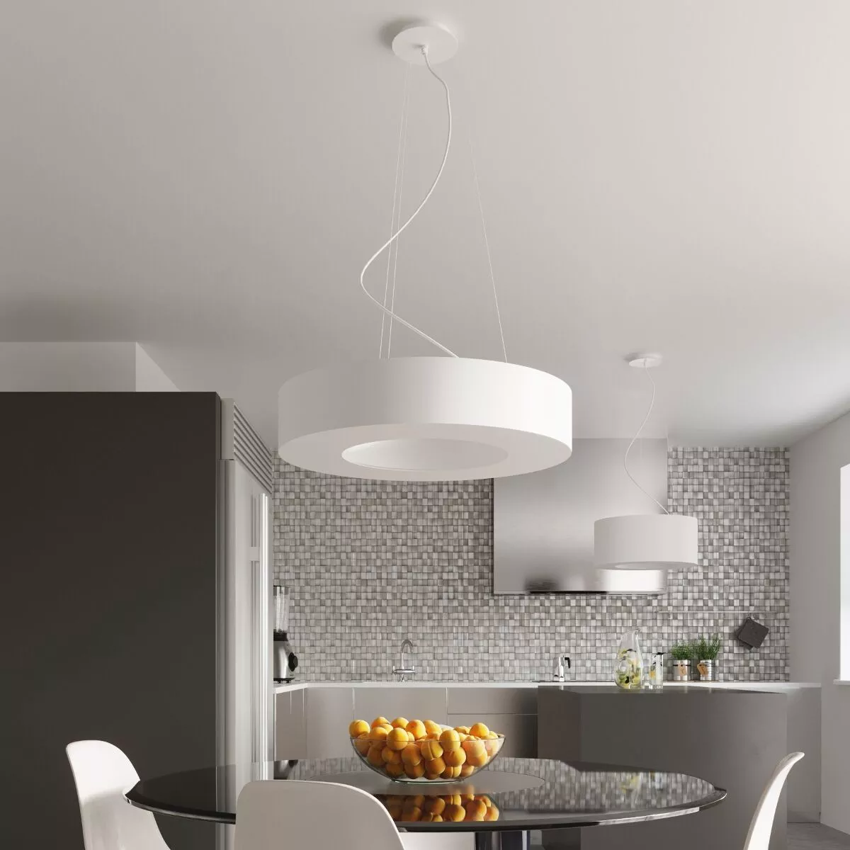 ŻYRANDOL SATURNO SLIM 70 BIAŁY