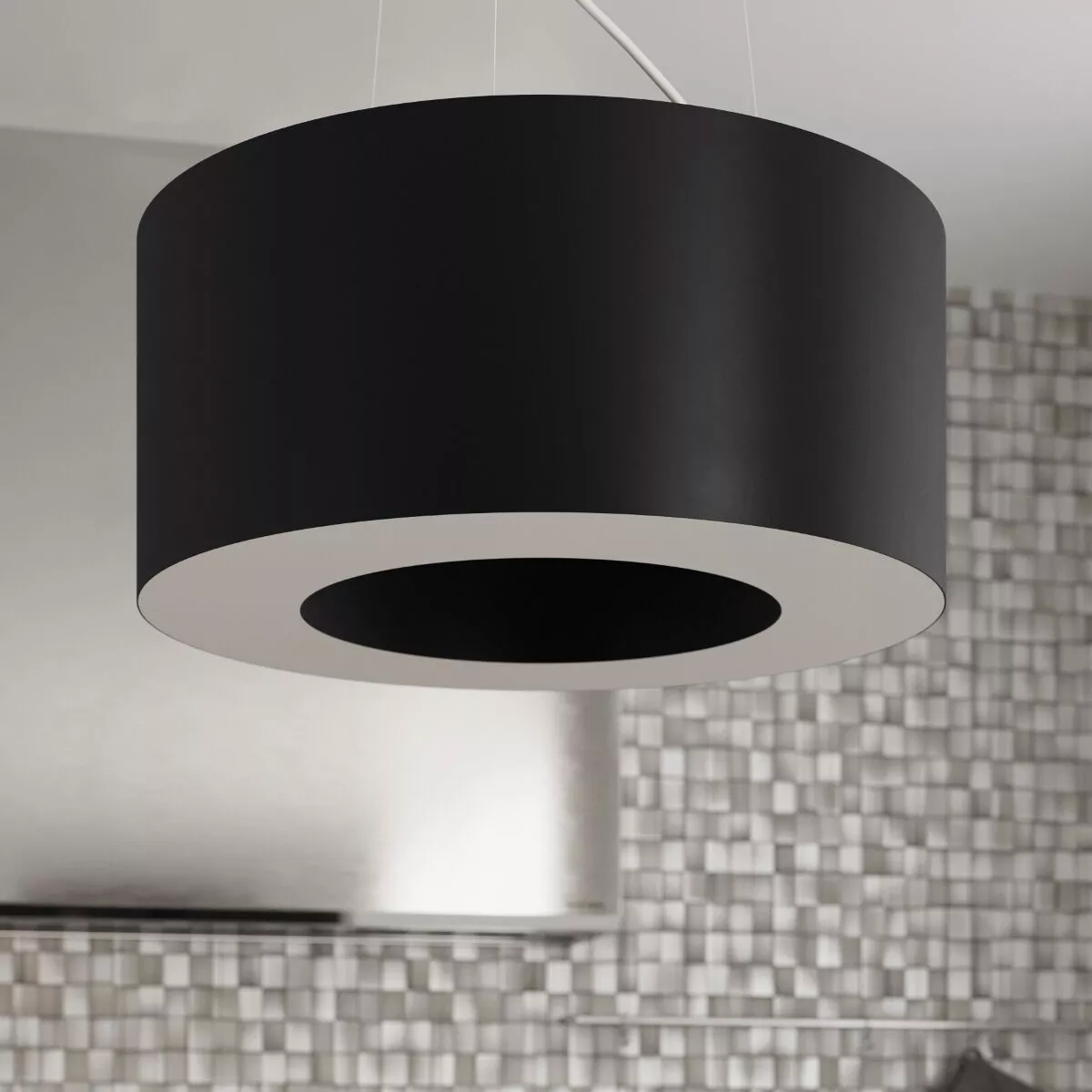 ŻYRANDOL SATURNO 90 CZARNY