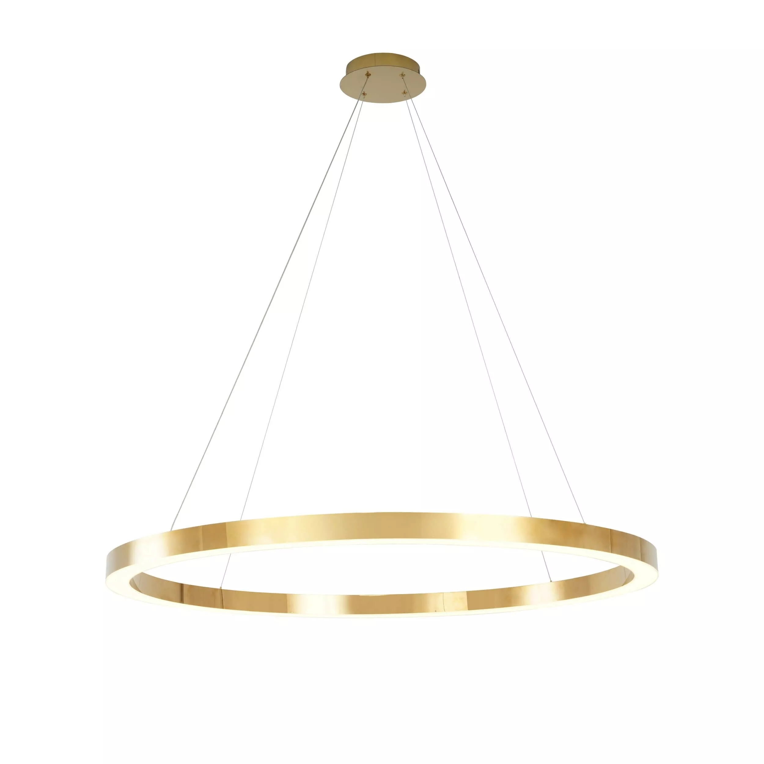 LAMPA WISZĄCA MIDWAY XL SHINY 1XLED ZŁOTA LP-033/1P XL GD SHINY
