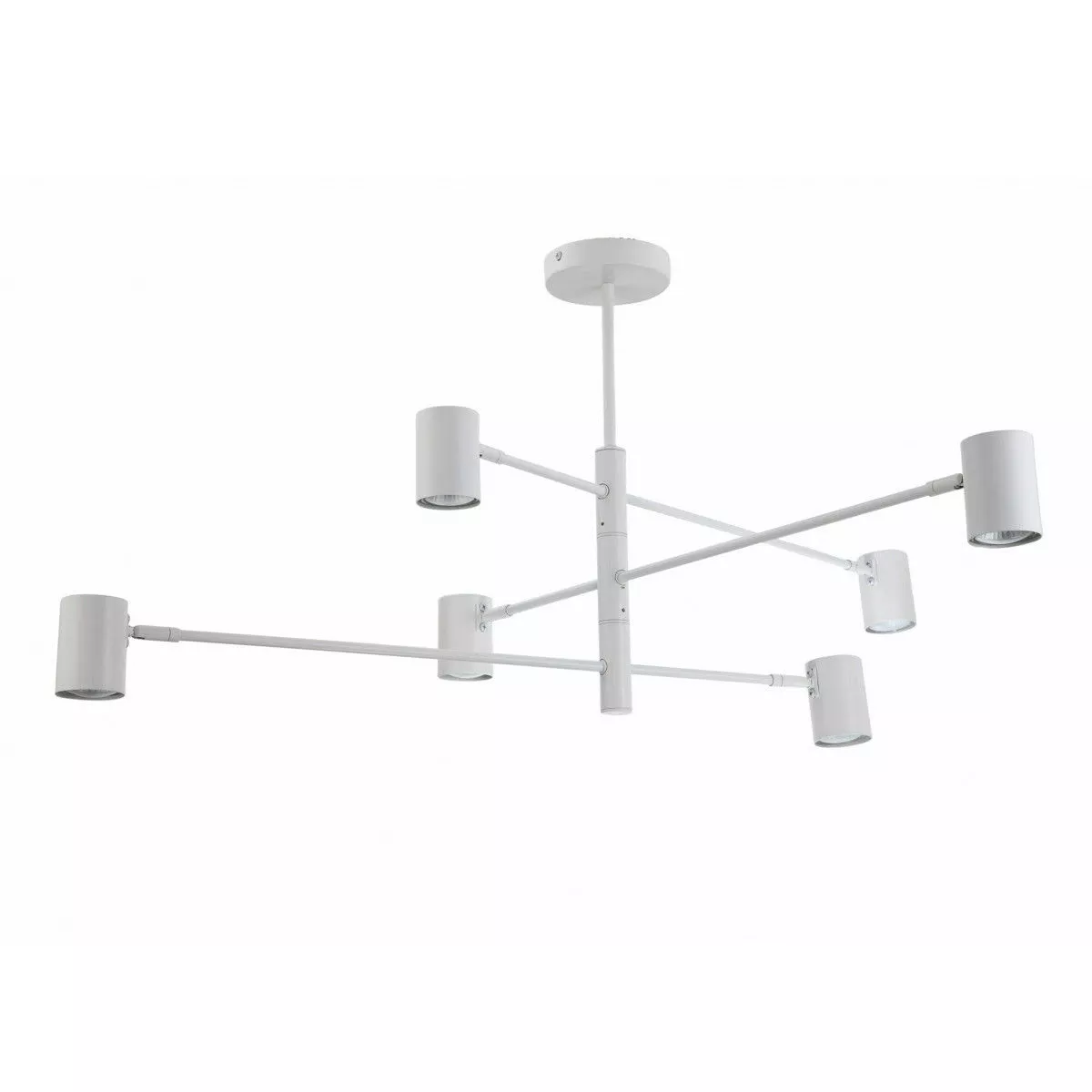 LAMPA WISZĄCA SNOW 6XGU10 BIAŁA LP-731/6P WH