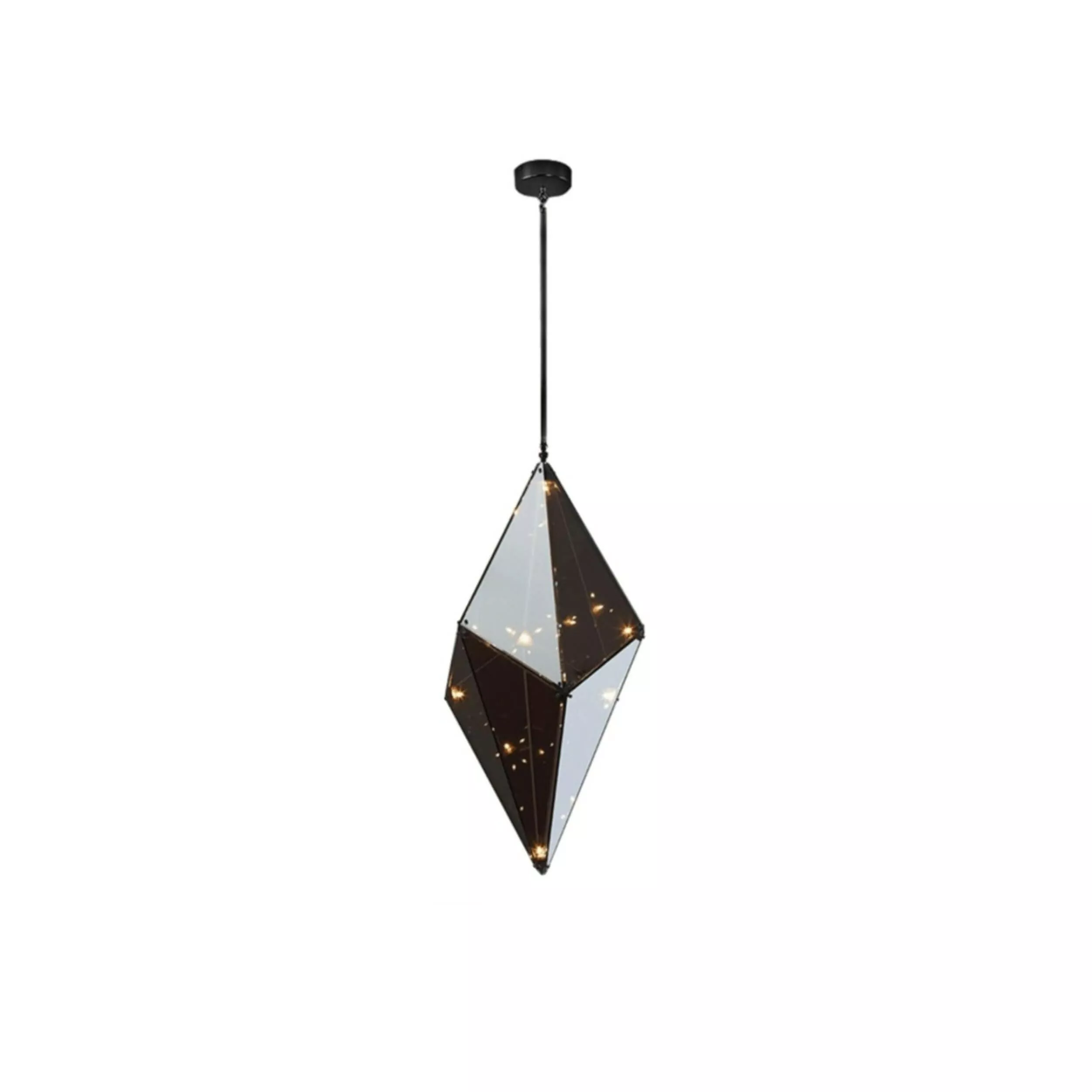 LAMPA WISZĄCA KONSTELACJA PIONOWA 7XG9 CZARNA LP-055/1P BK