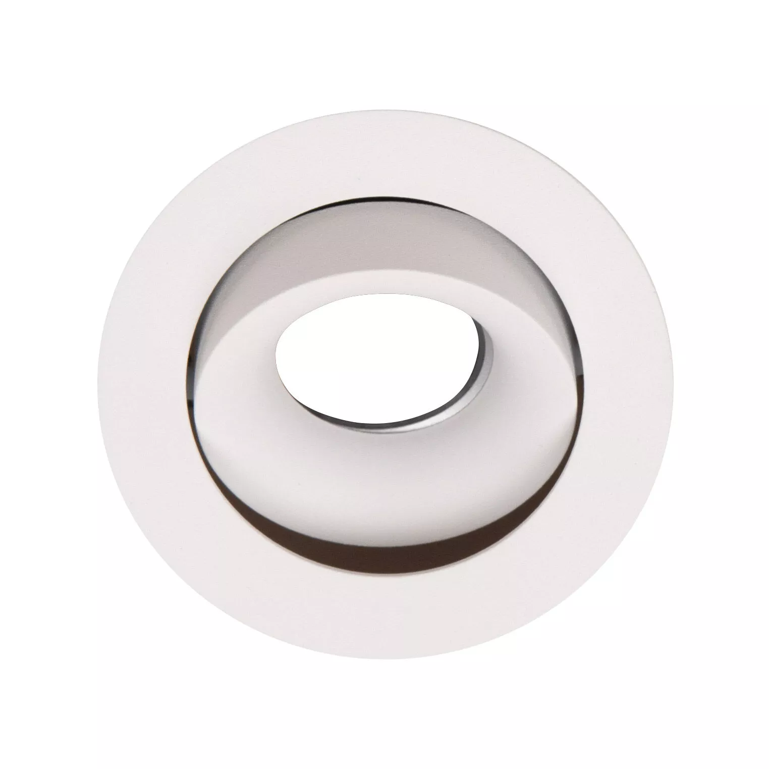 MAXLIGHT H0117 OPRAWA WPUSTOWA BELLATRIX TILTED BIAŁA - BEZ MODUŁU ŚWIETLNEGO LED H0112