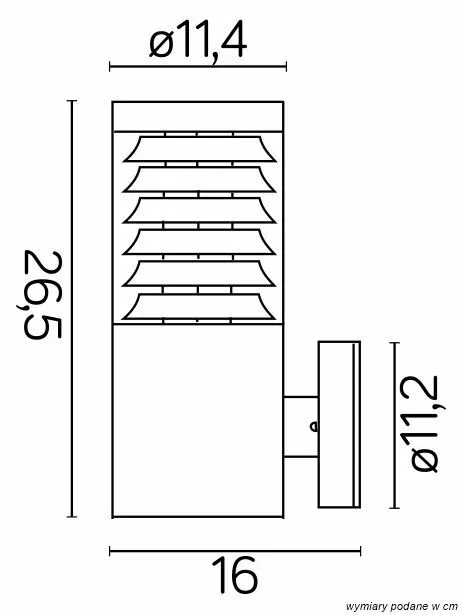 SUMA 91063L JOY KINKIET ZEWNETRZNY