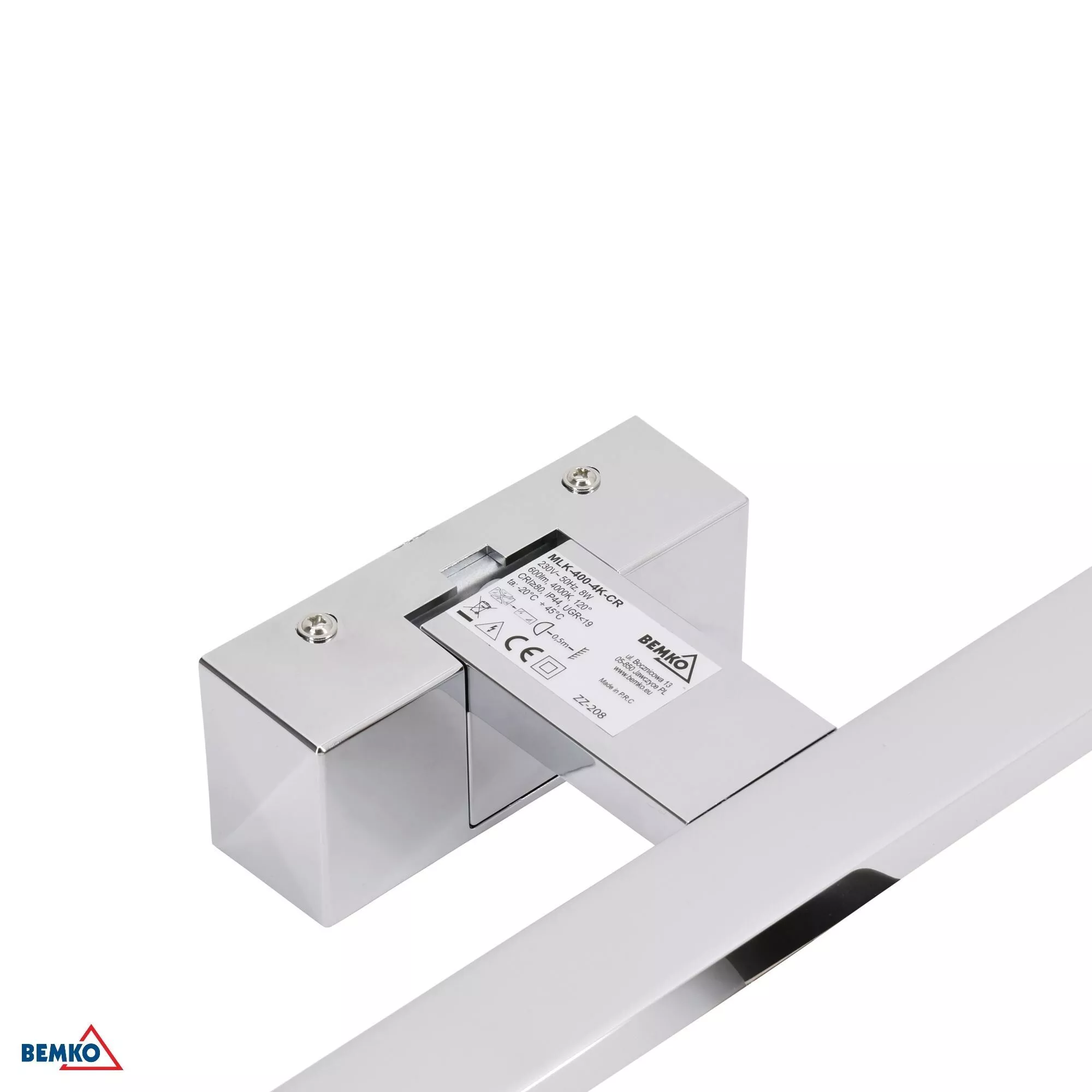Kinkiet LED Bemko Keira 80 cm chrom C22-MLK-800-4K-CR