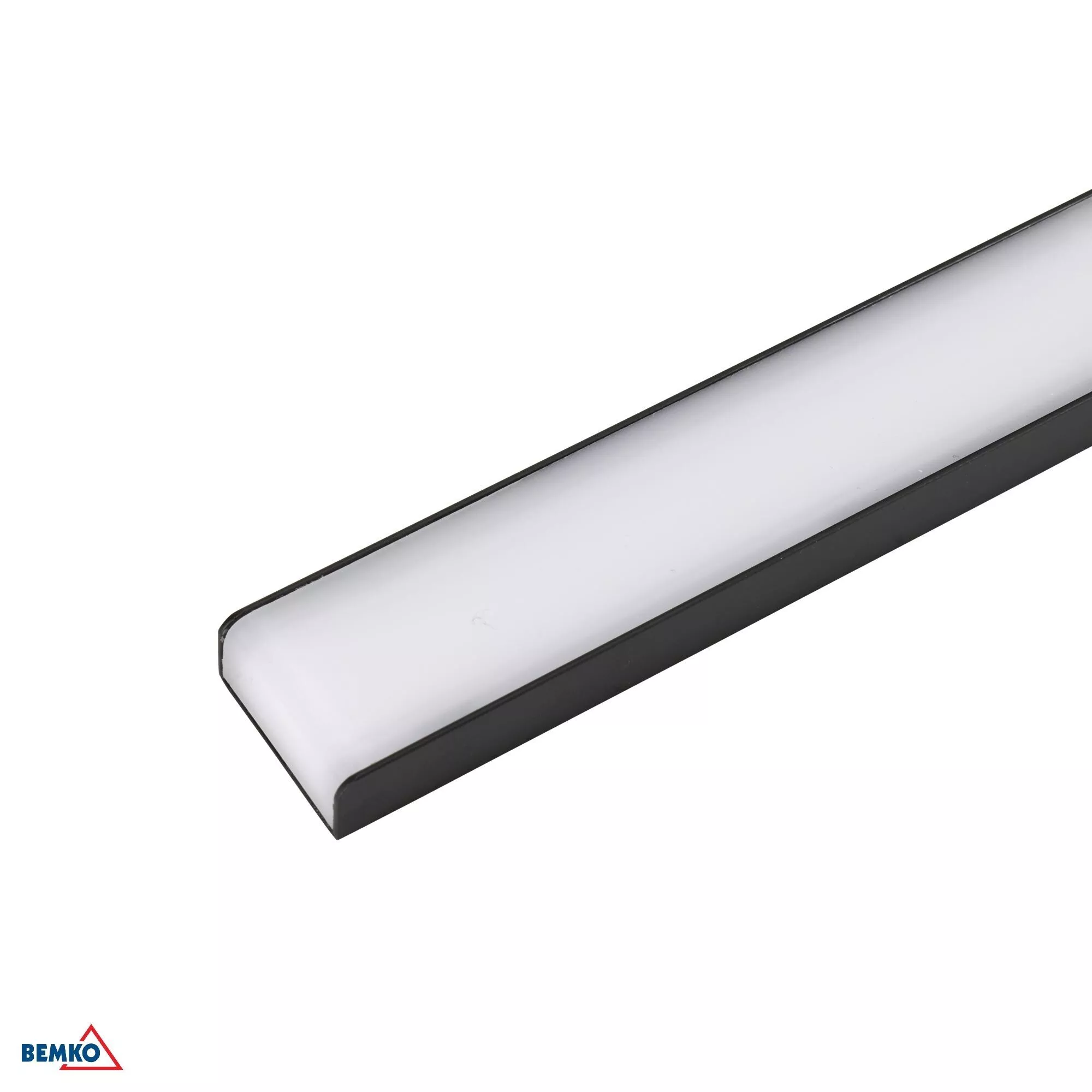 Kinkiet LED Bemko Keira 80 cm czarny C22-MLK-800-4K-BL