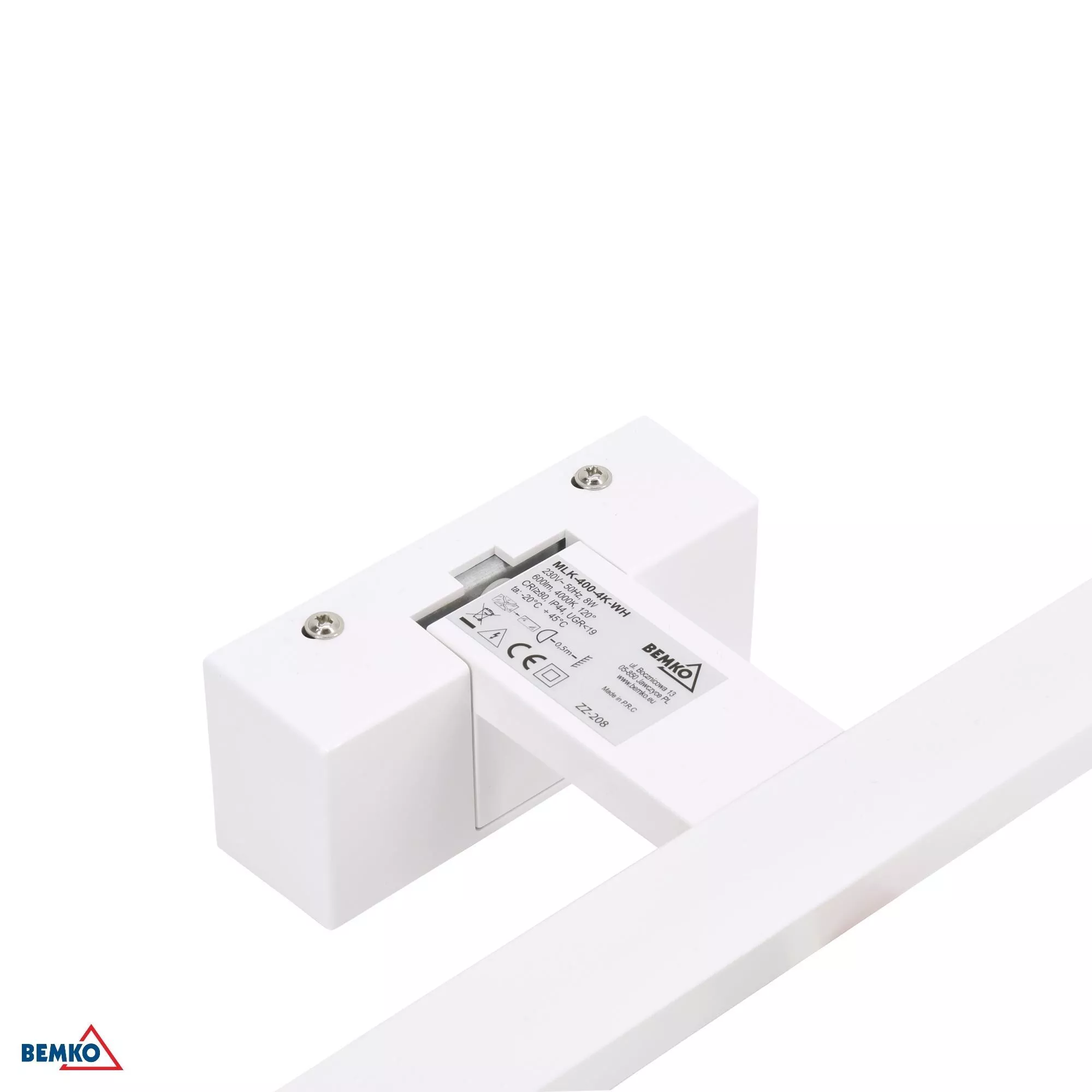 Kinkiet LED Bemko Keira 80 cm biały C22-MLK-800-4K-WH