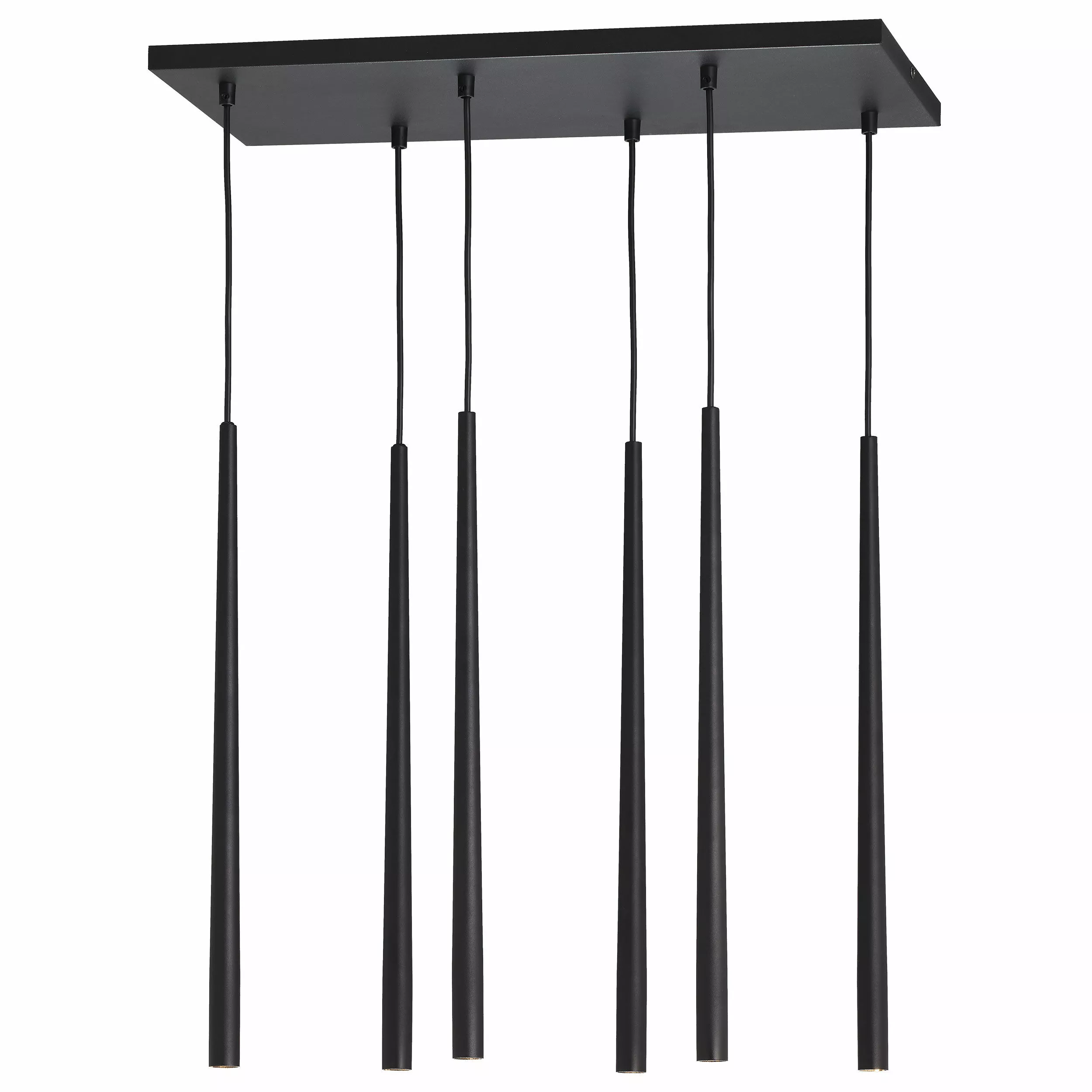 PIANO BLACK LAMPA WISZĄCA 6 PŁ
