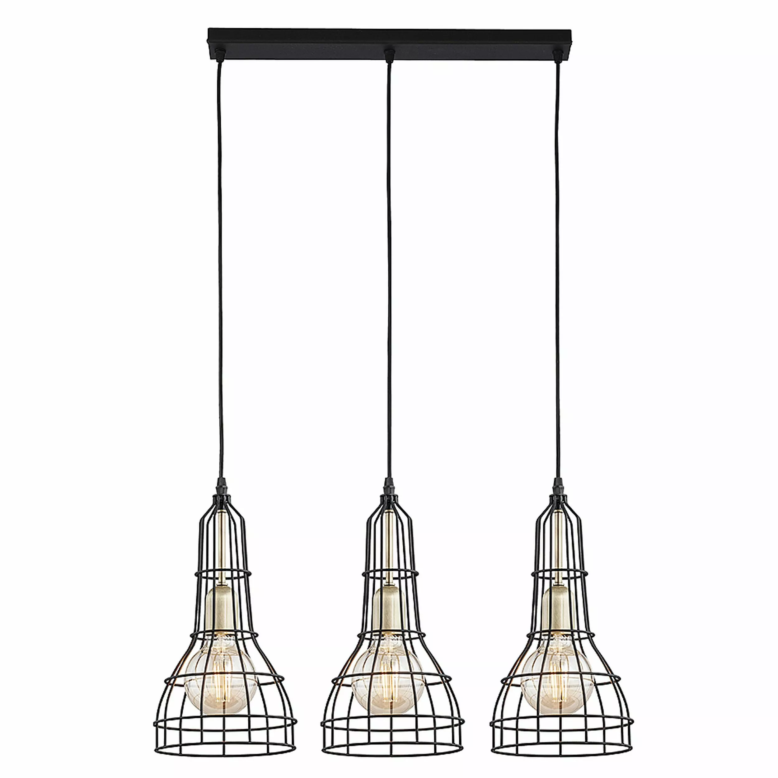 LONG LAMPA WISZĄCA 3 LISTWA