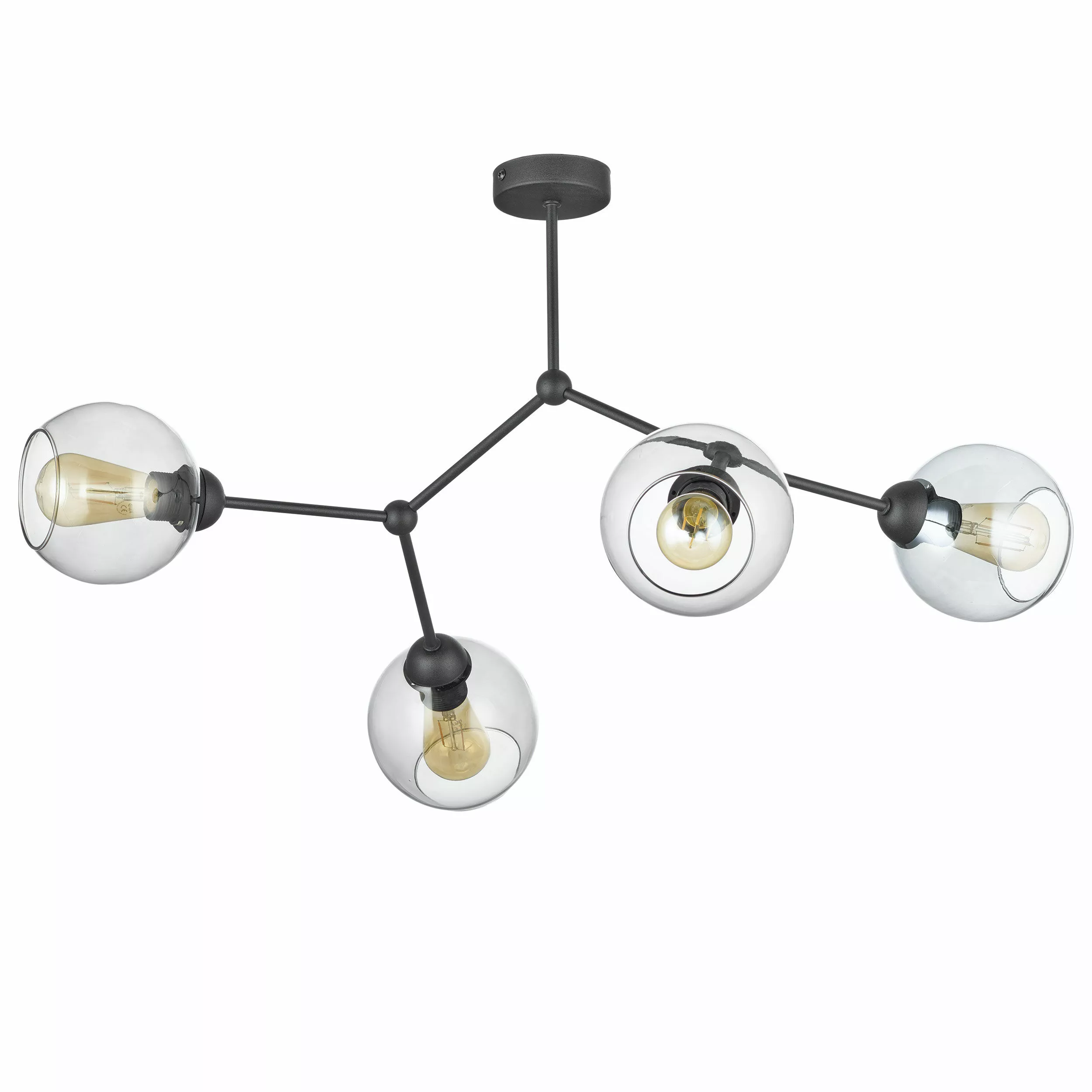FAIRY LAMPA SUFITOWA 4 CZARNA