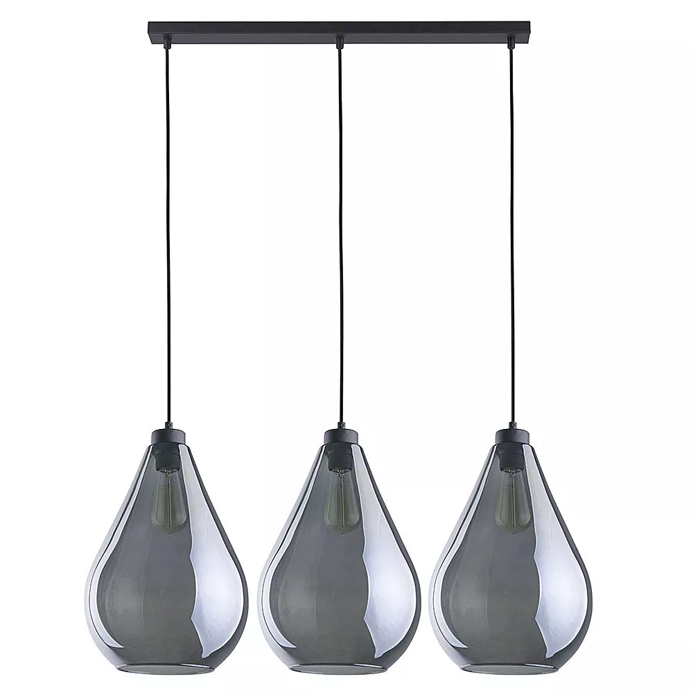 FUENTE LAMPA WISZĄCA 3 CZARNA LISTWA