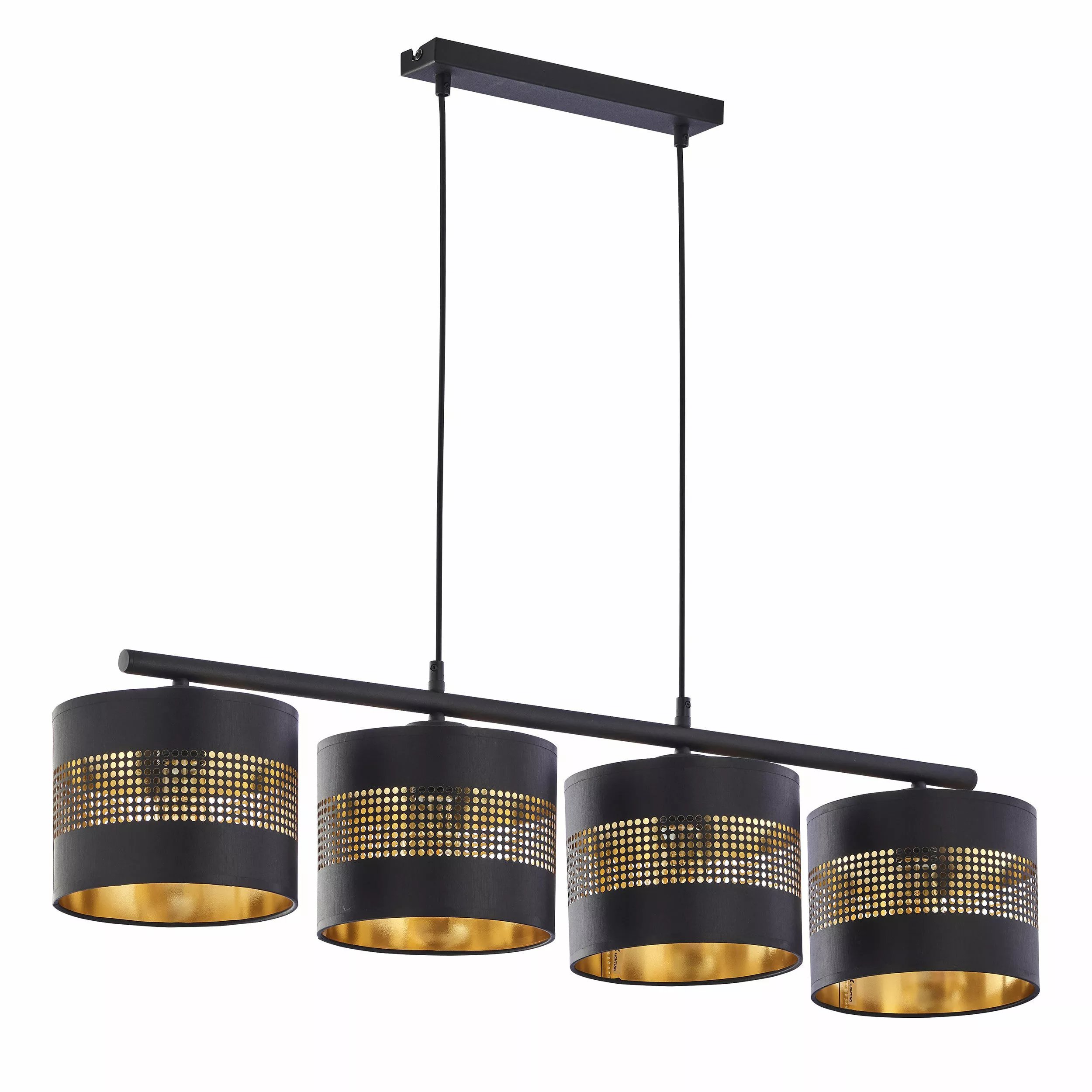 TAGO BLACK LAMPA WISZĄCA 4 PŁ
