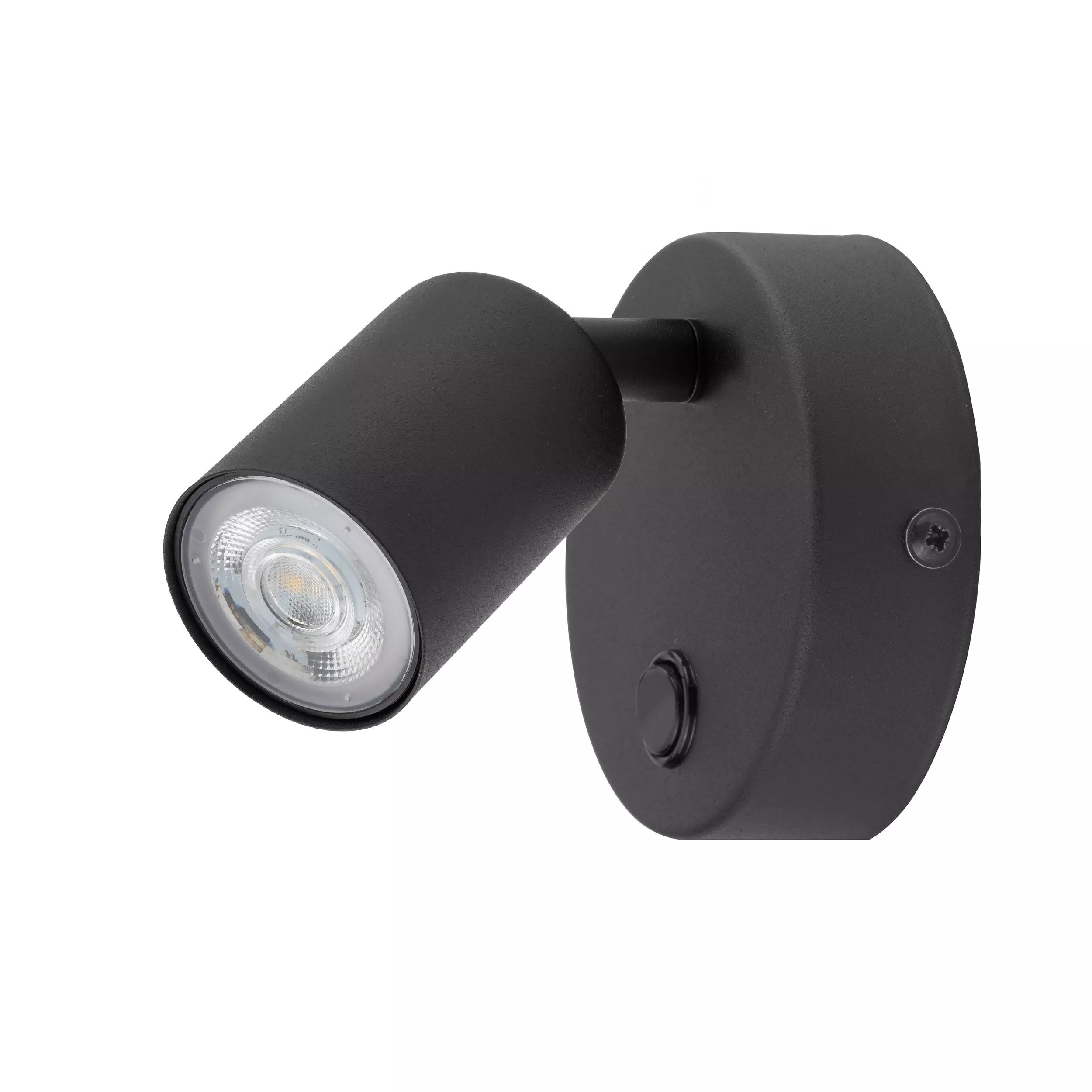 TOP BLACK/CHROME KINKIET 1 PŁ