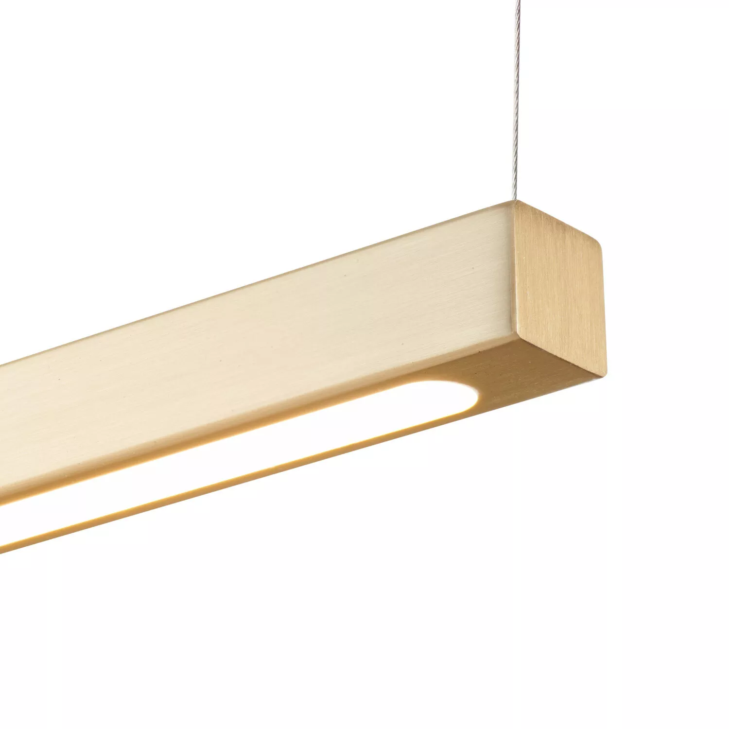 LAMPA WISZĄCA BEAM-100 LED ZŁOTA 100 CM